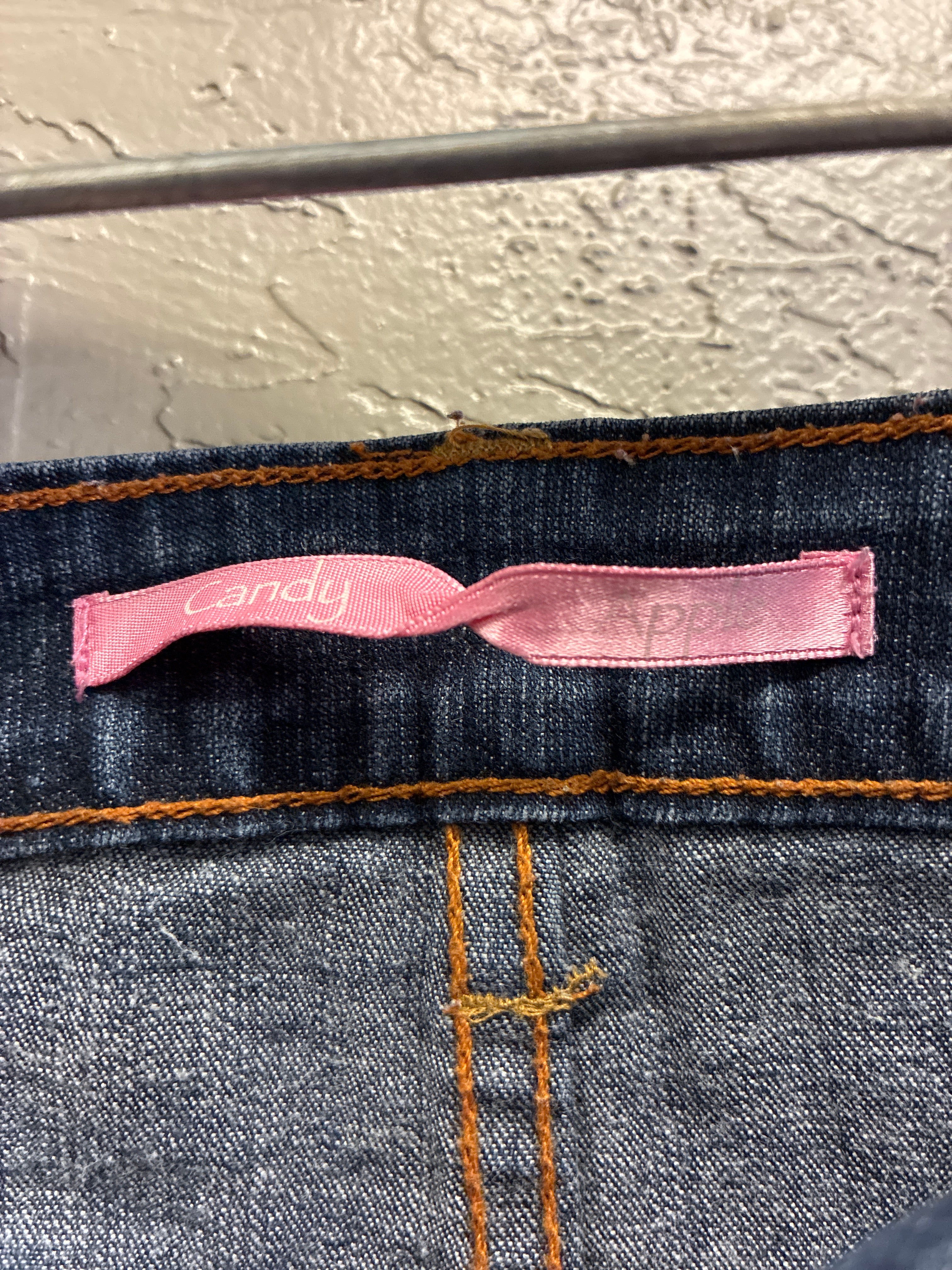 Vtg Candy Apple Denim Skirt