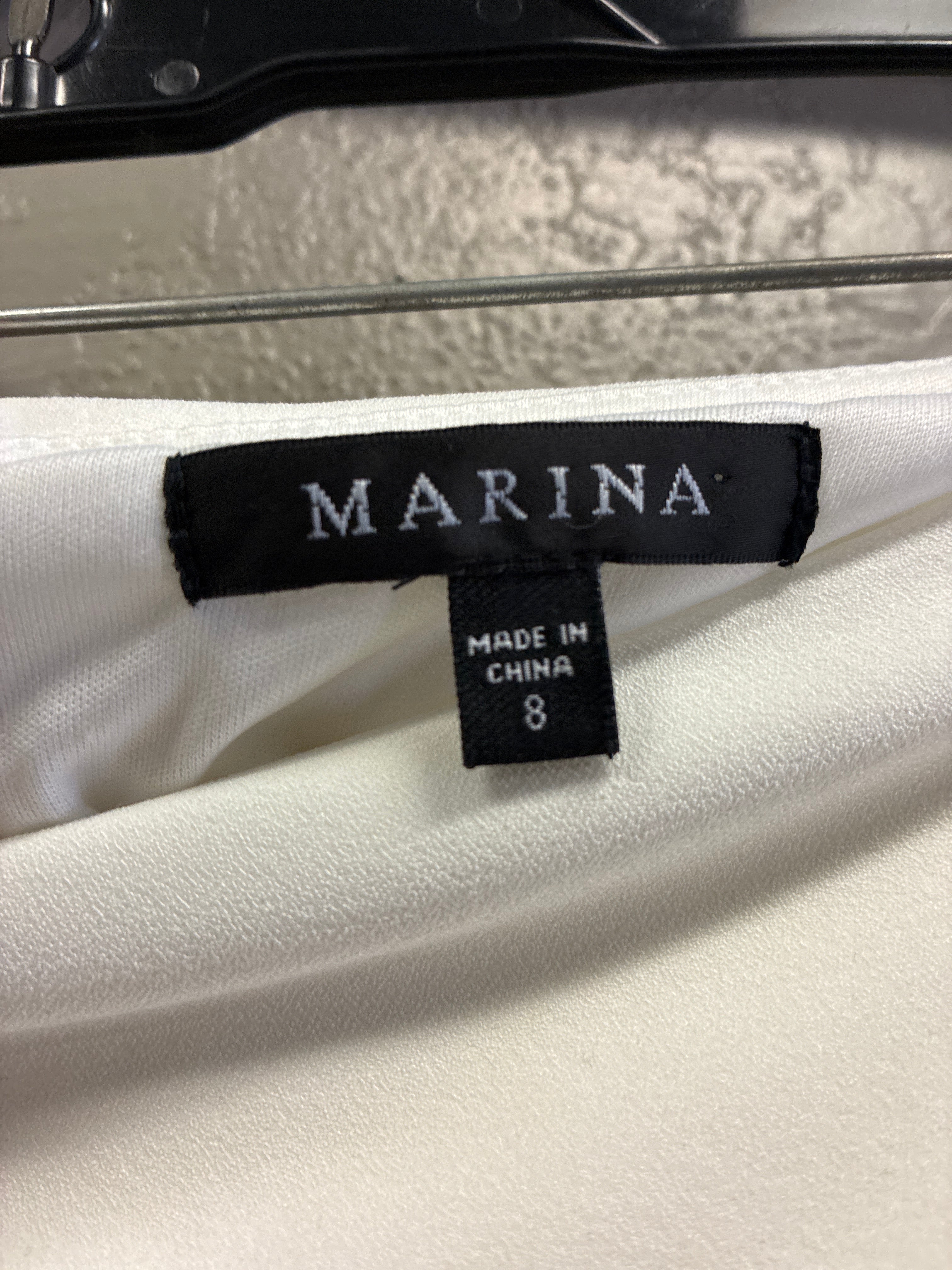 NWT Marina Walk-Through Crepe Jumpsuit (org$169)