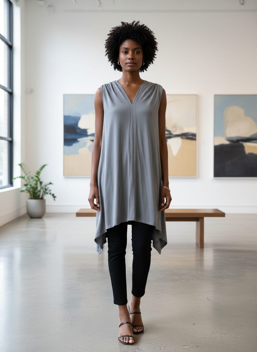 Kate & Mallory Sleeveless V-Neck Dress