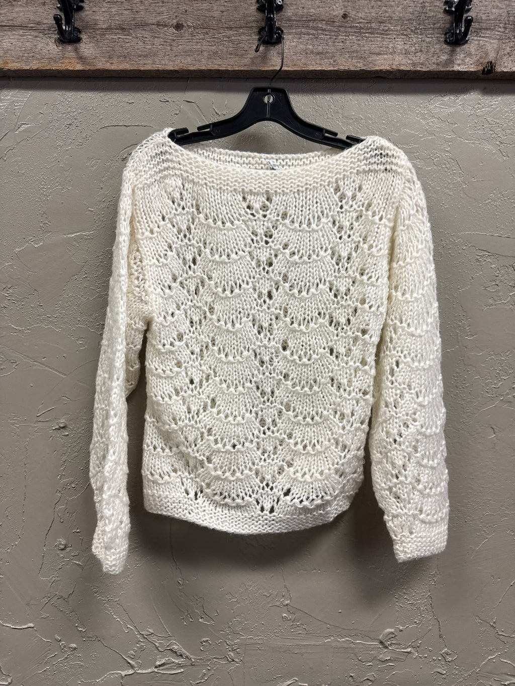 Vtg Cristinas Boat Neck Sweater