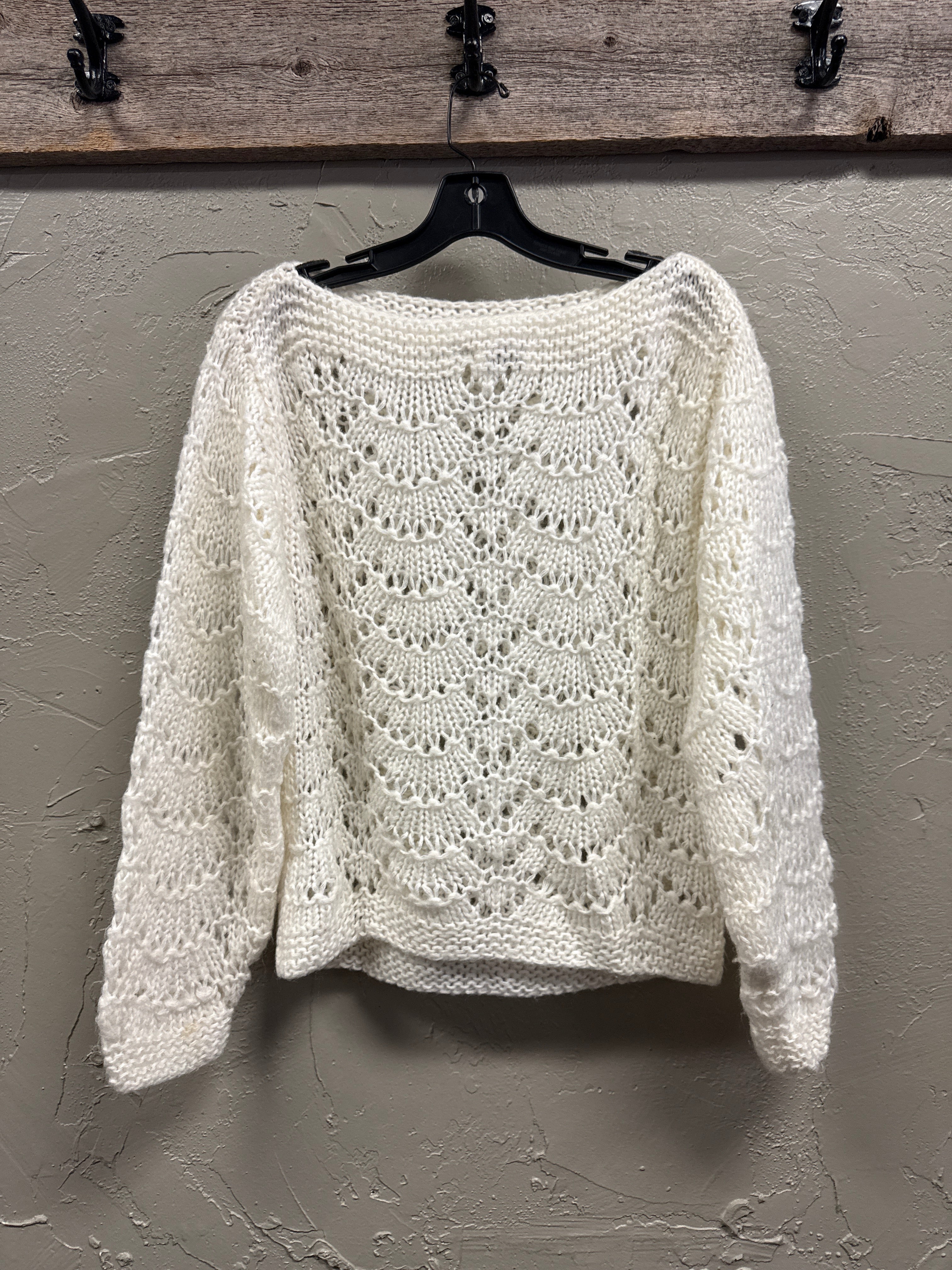 Vtg Cristinas Boat Neck Sweater