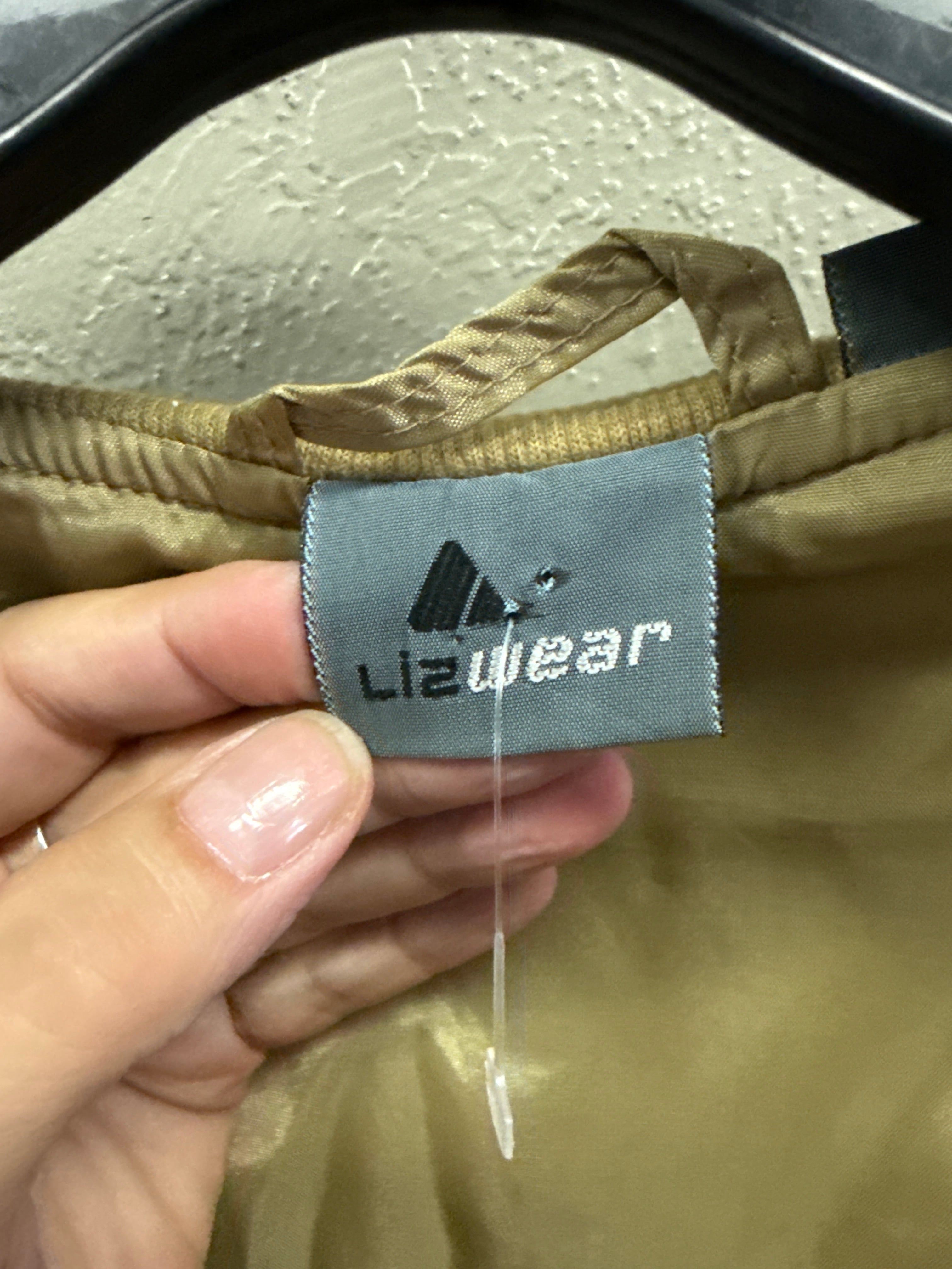 Vtg Lizwear Satin Bomber