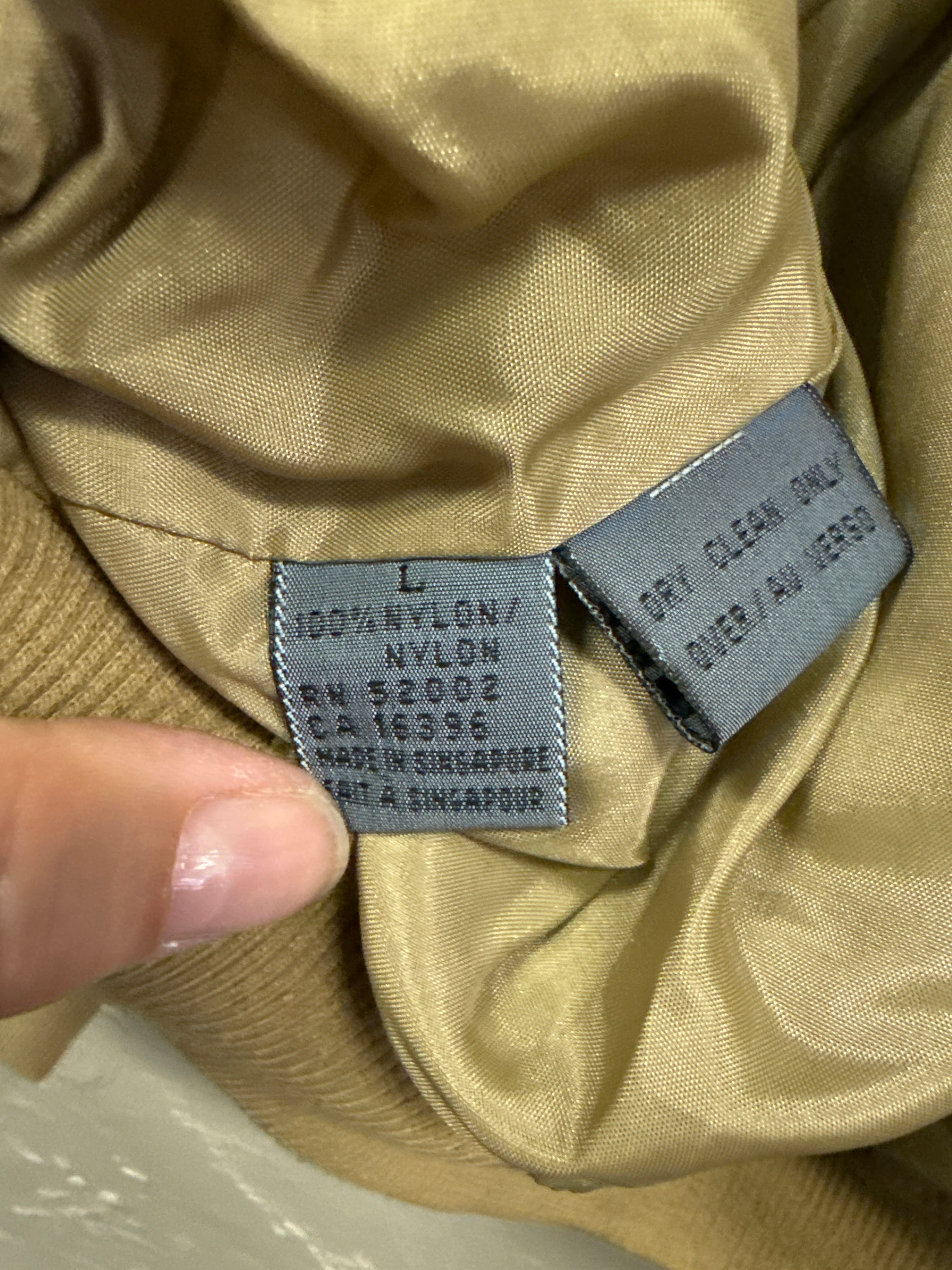 Vtg Lizwear Satin Bomber