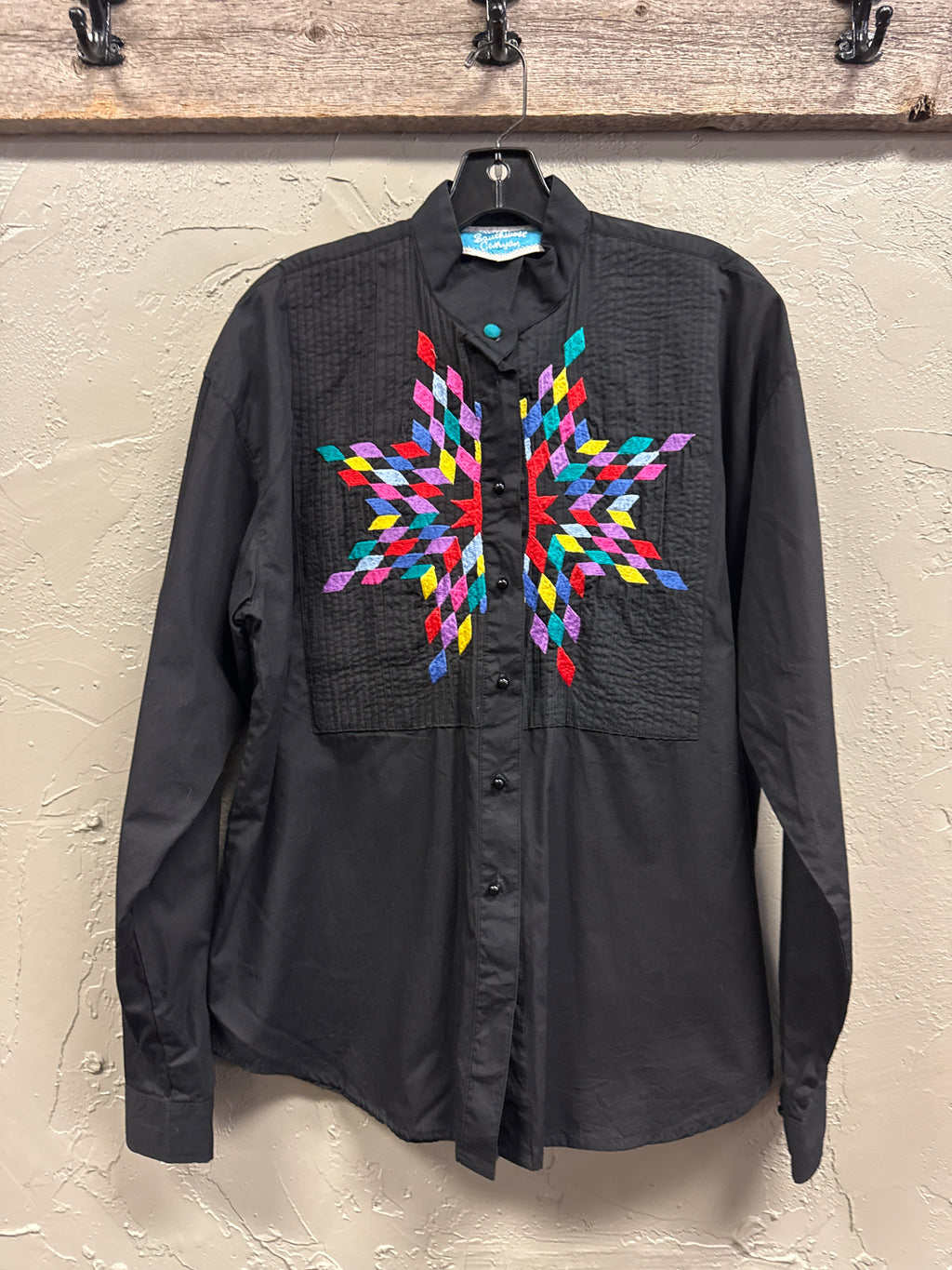 Vtg 90s SW Canyon Starburst Western Shirt
