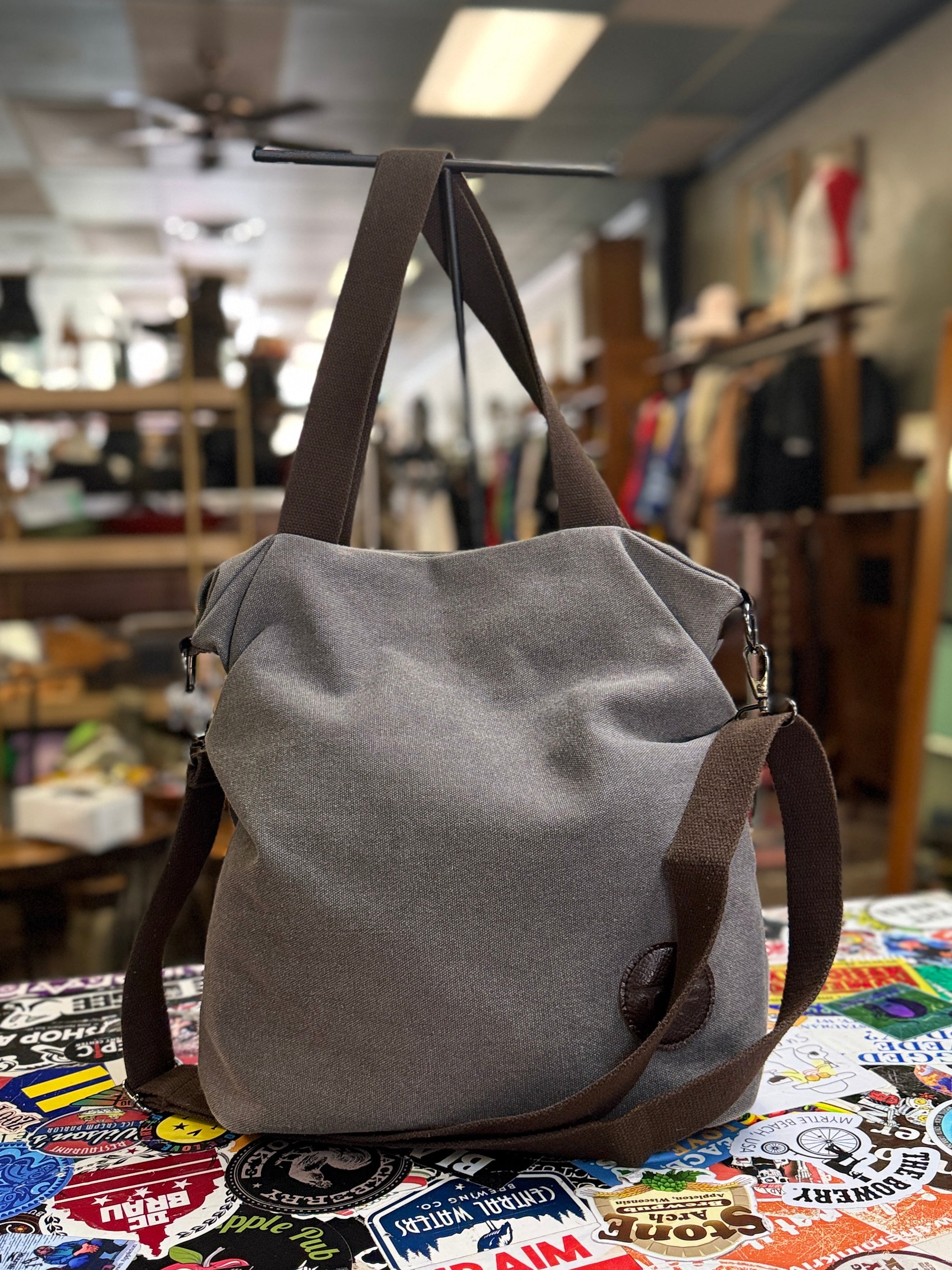 NF Classic Canvas Hobo Satchel