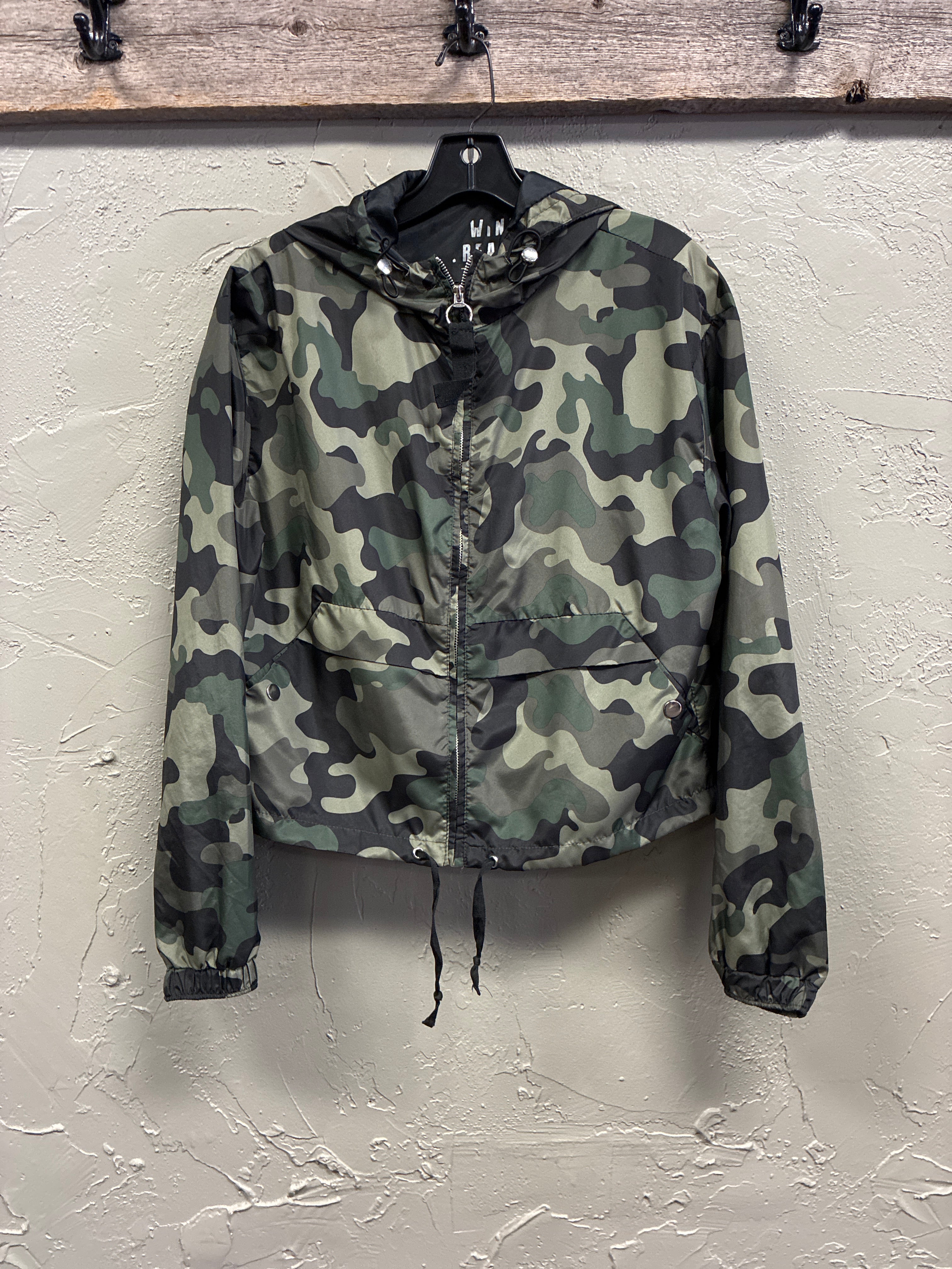 Love Tree Hooded Windbreaker