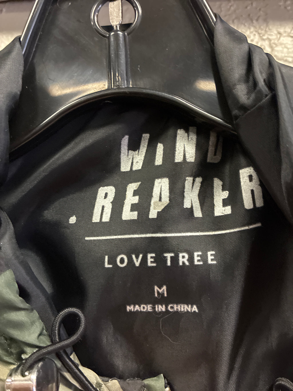 Love Tree Hooded Windbreaker