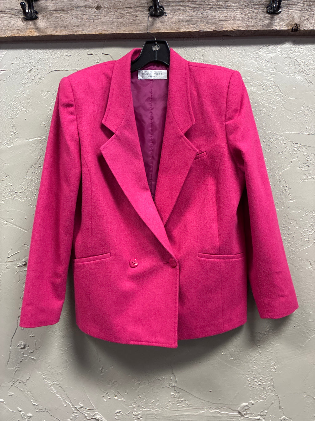 Vtg Plum Tree Tailored Blazer