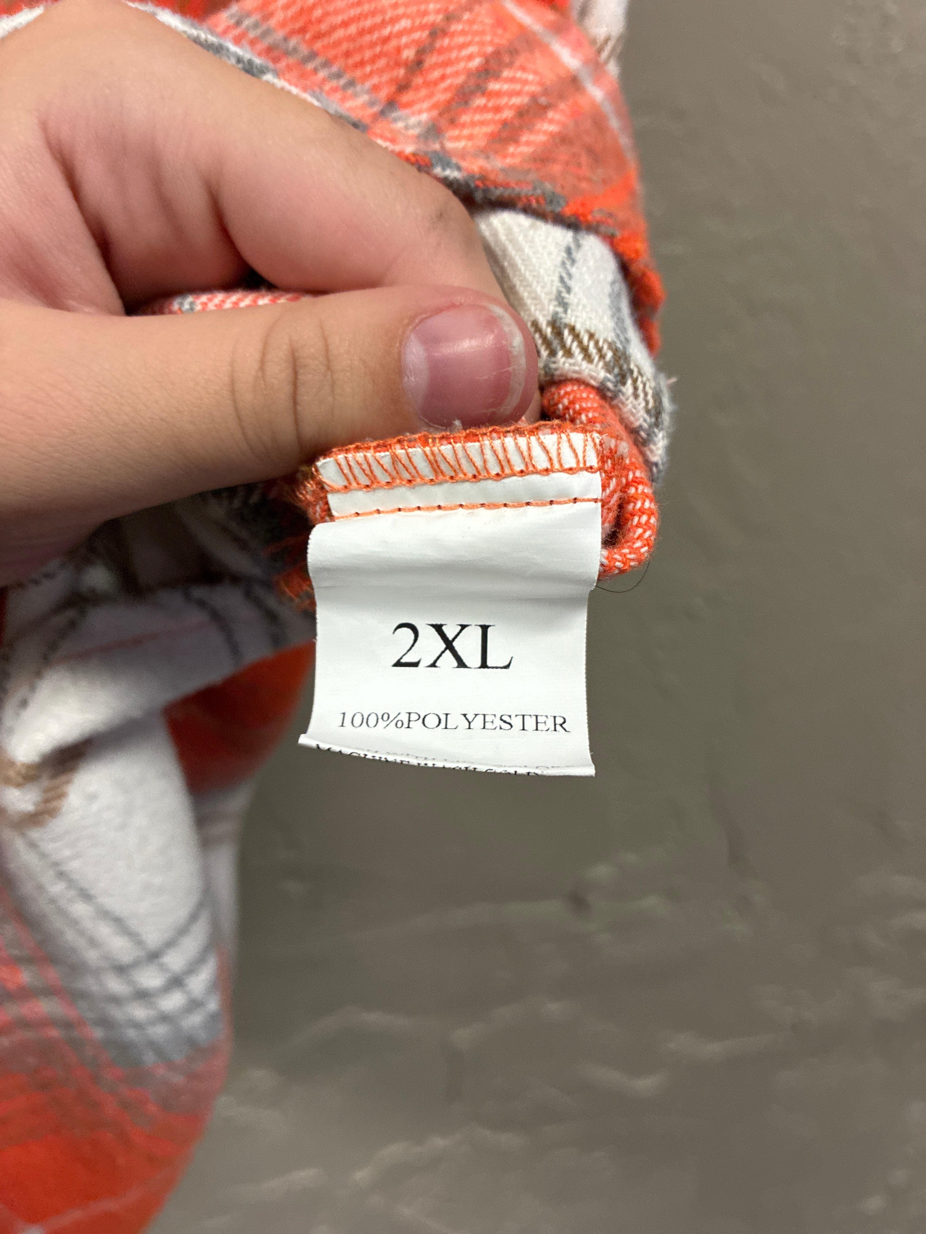 Sleeveless Flannel Shirt