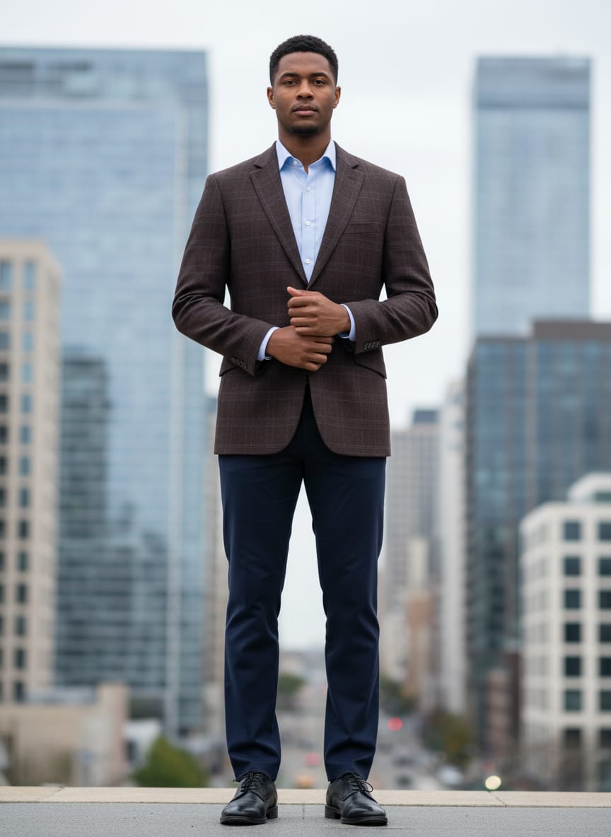 aWEARness Glen Plaid Sport Coat (org$250)