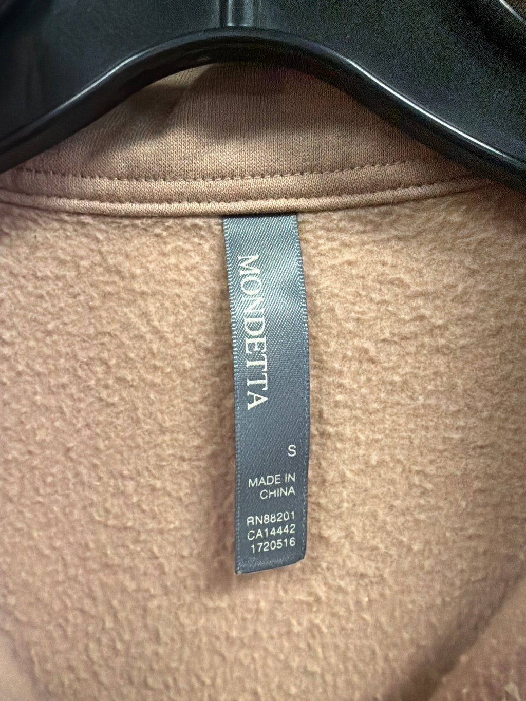 Mondetta Collared Fleece Pullover