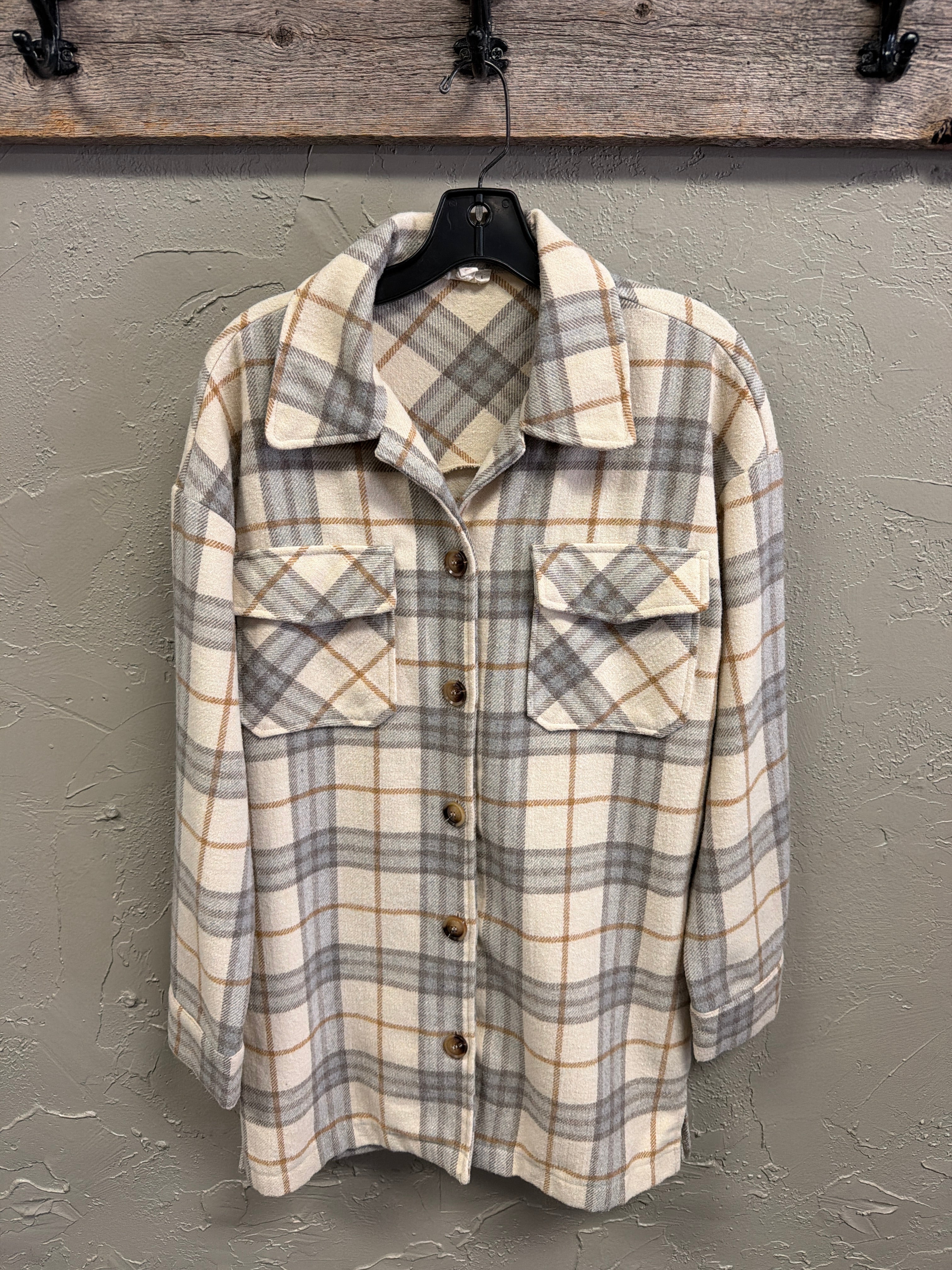 Hem & Thread Plaid Chore Jacket