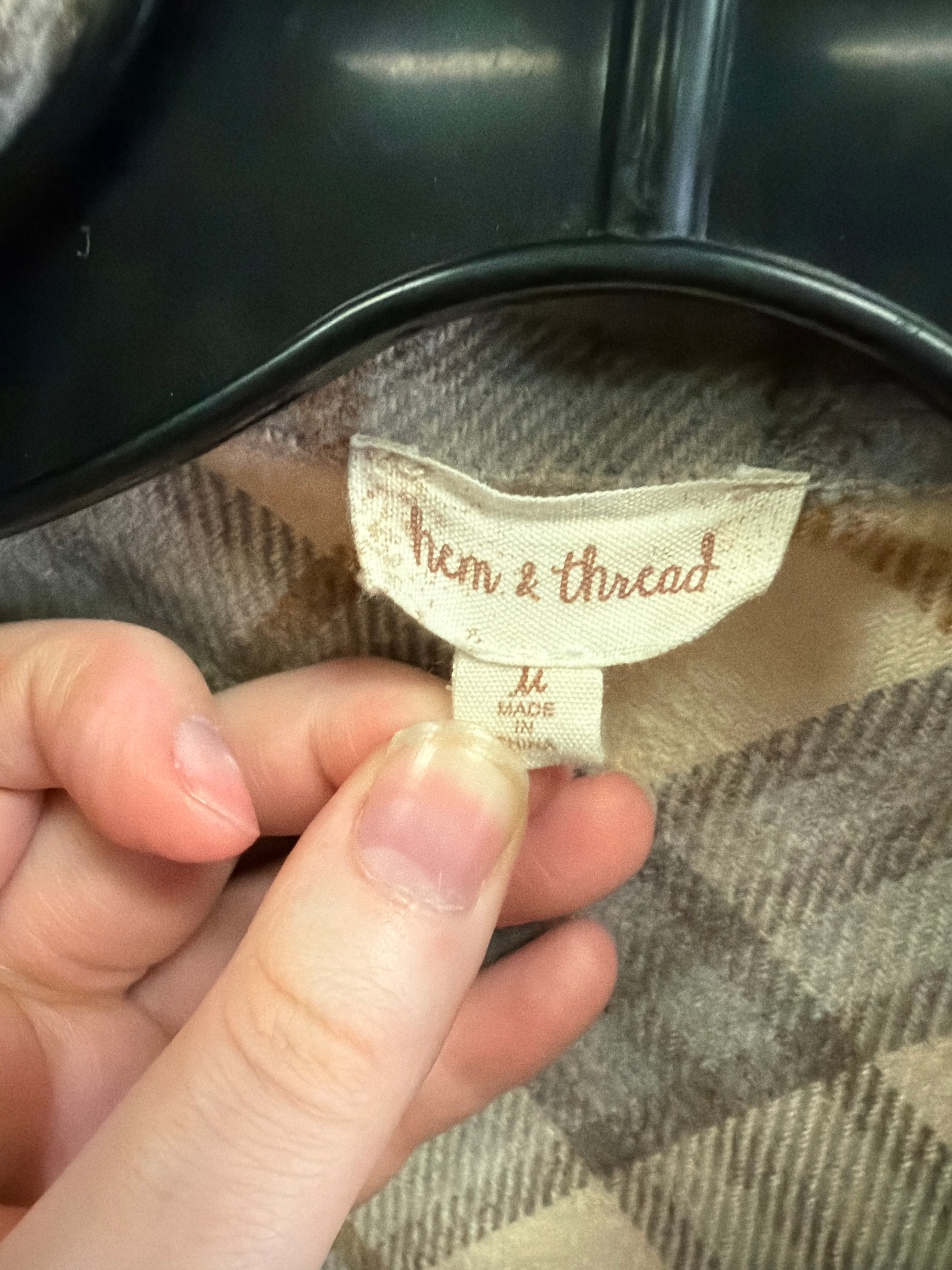 Hem & Thread Plaid Chore Jacket