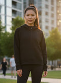 NWT Laslulu Cropped Fleece Hoodie