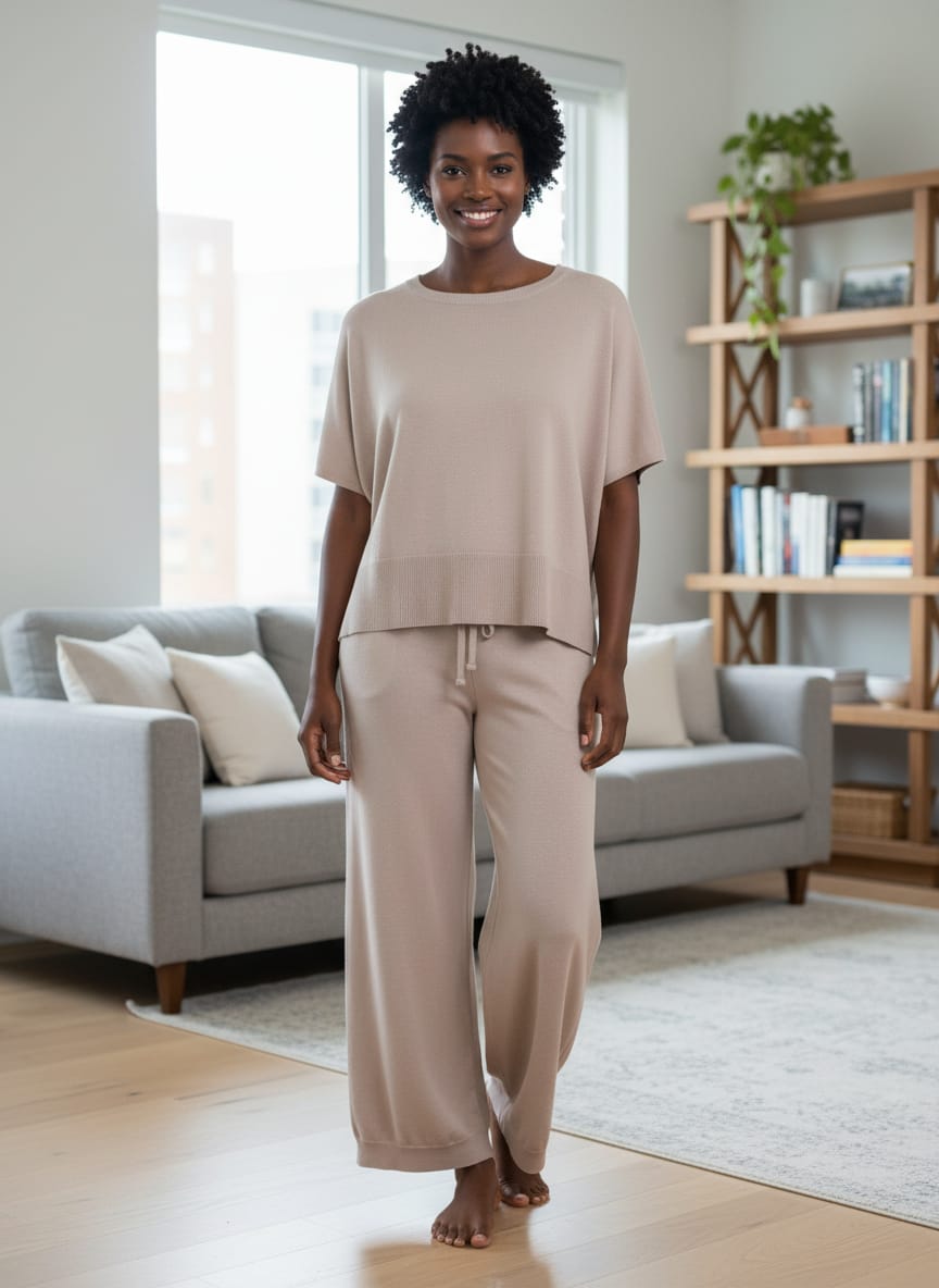 NWT Fisoew 2-PC Knit Lounge Set