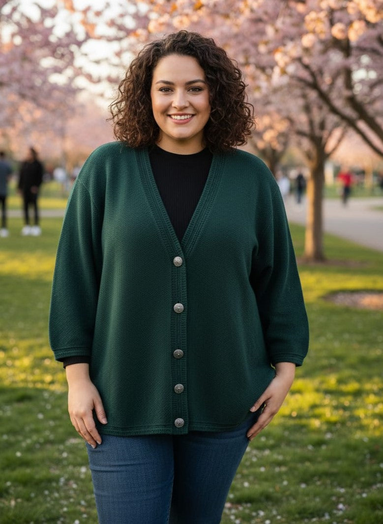 Vtg Spunky Oversized Cardigan