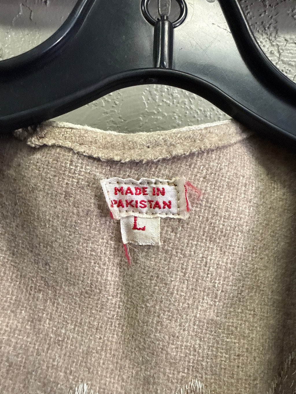Vtg 70s Pakistani Wool Vest