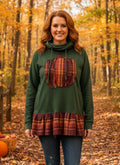 ReBetty Appliqued Ruffle Hoodies