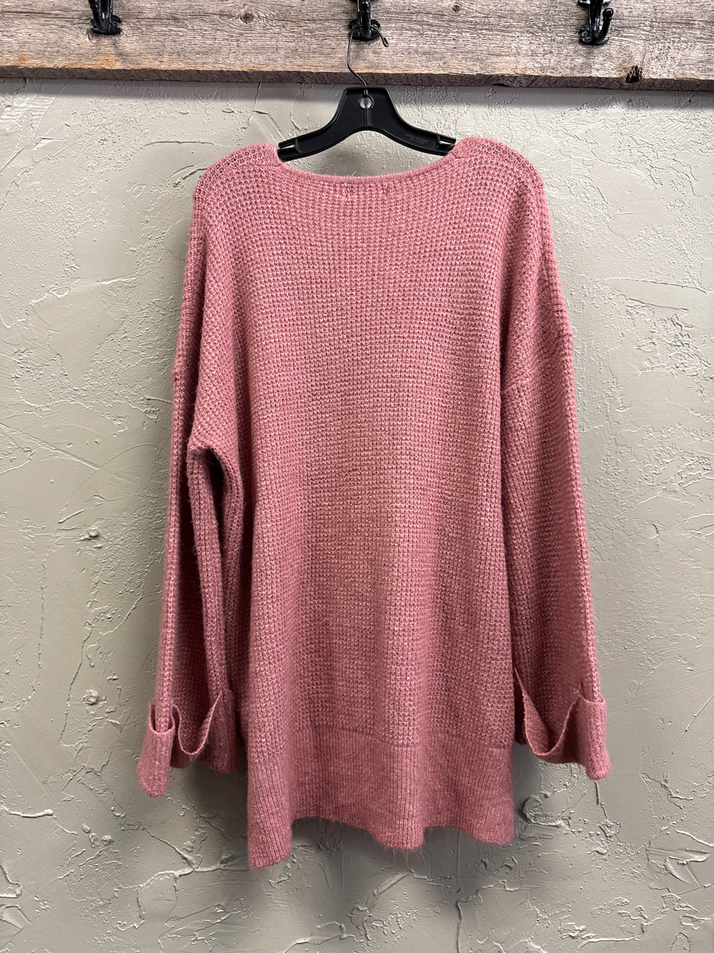 NWOT Listicle Waffle Knit Sweater (org$65)