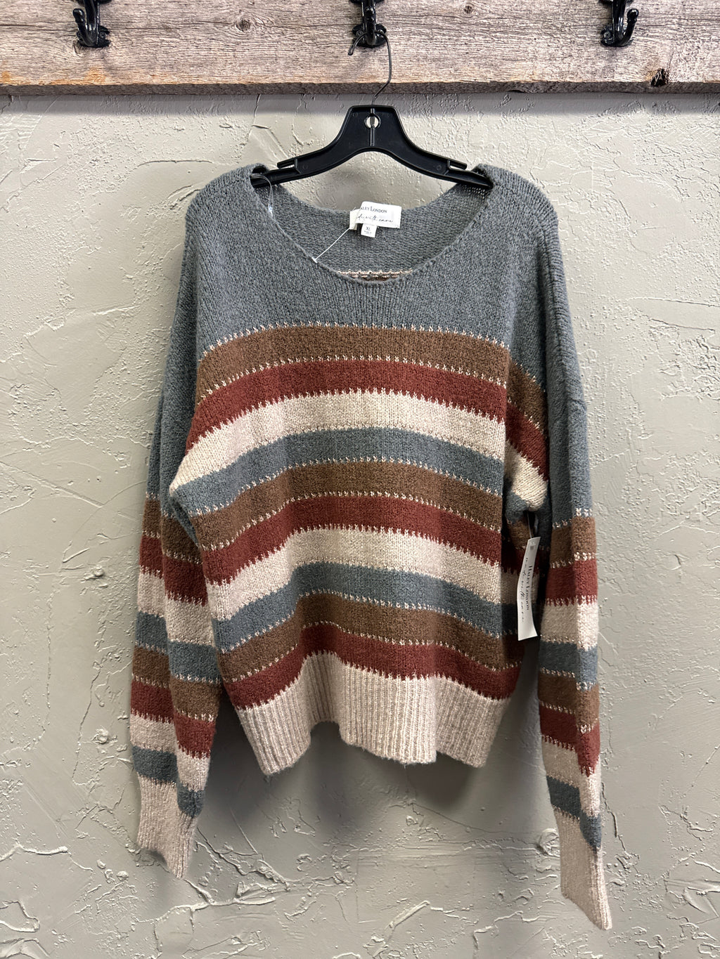 NWOT Haley London Striped Sweater (org$89)