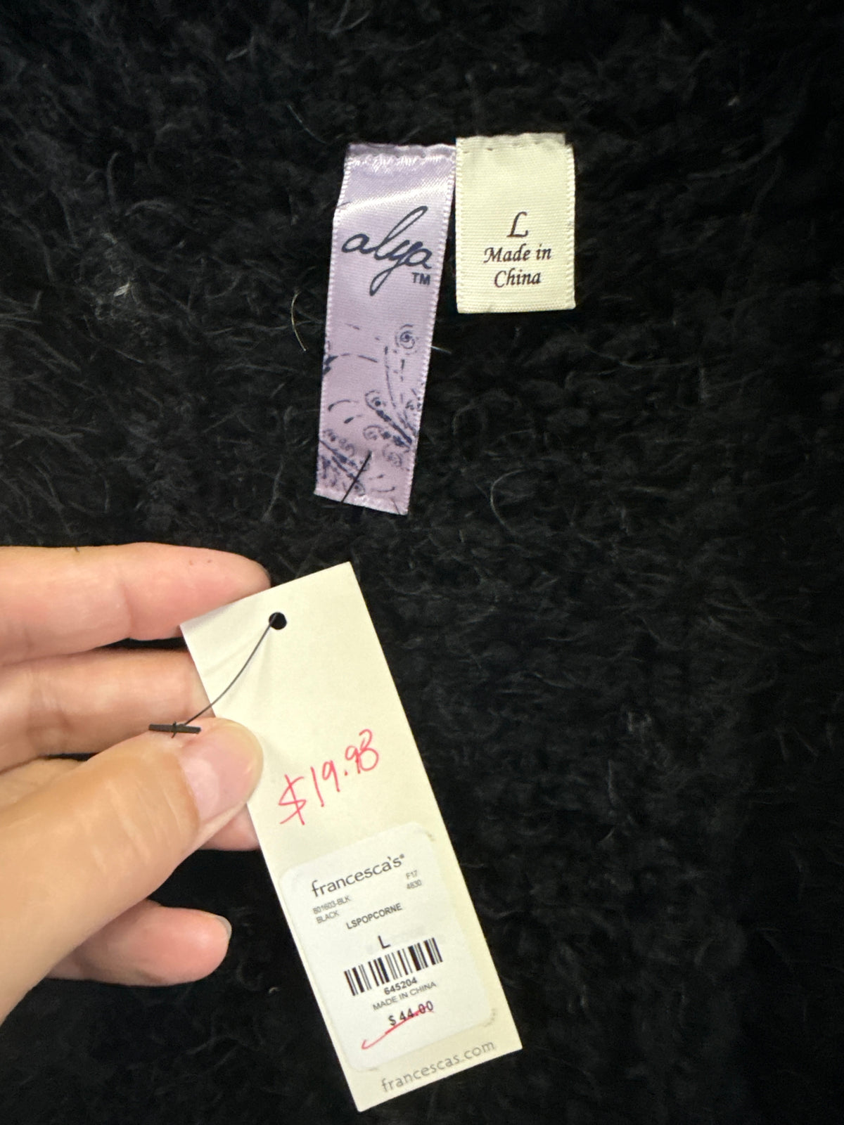 NWT Alya Waterfall Cardigan (org$44)
