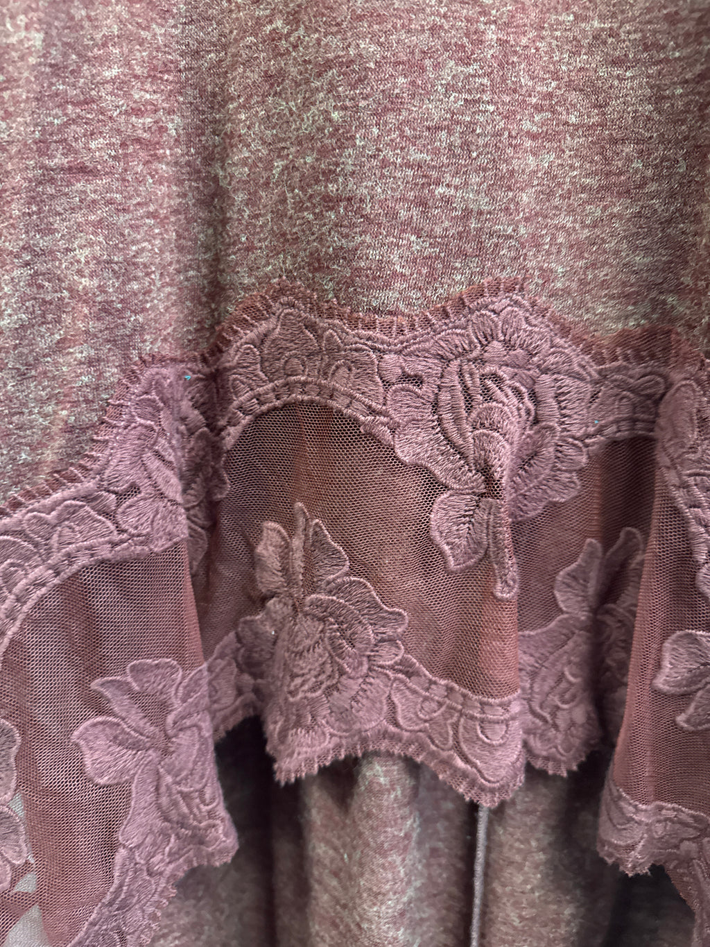 NWT Monoreno Knit High-Low Tunic