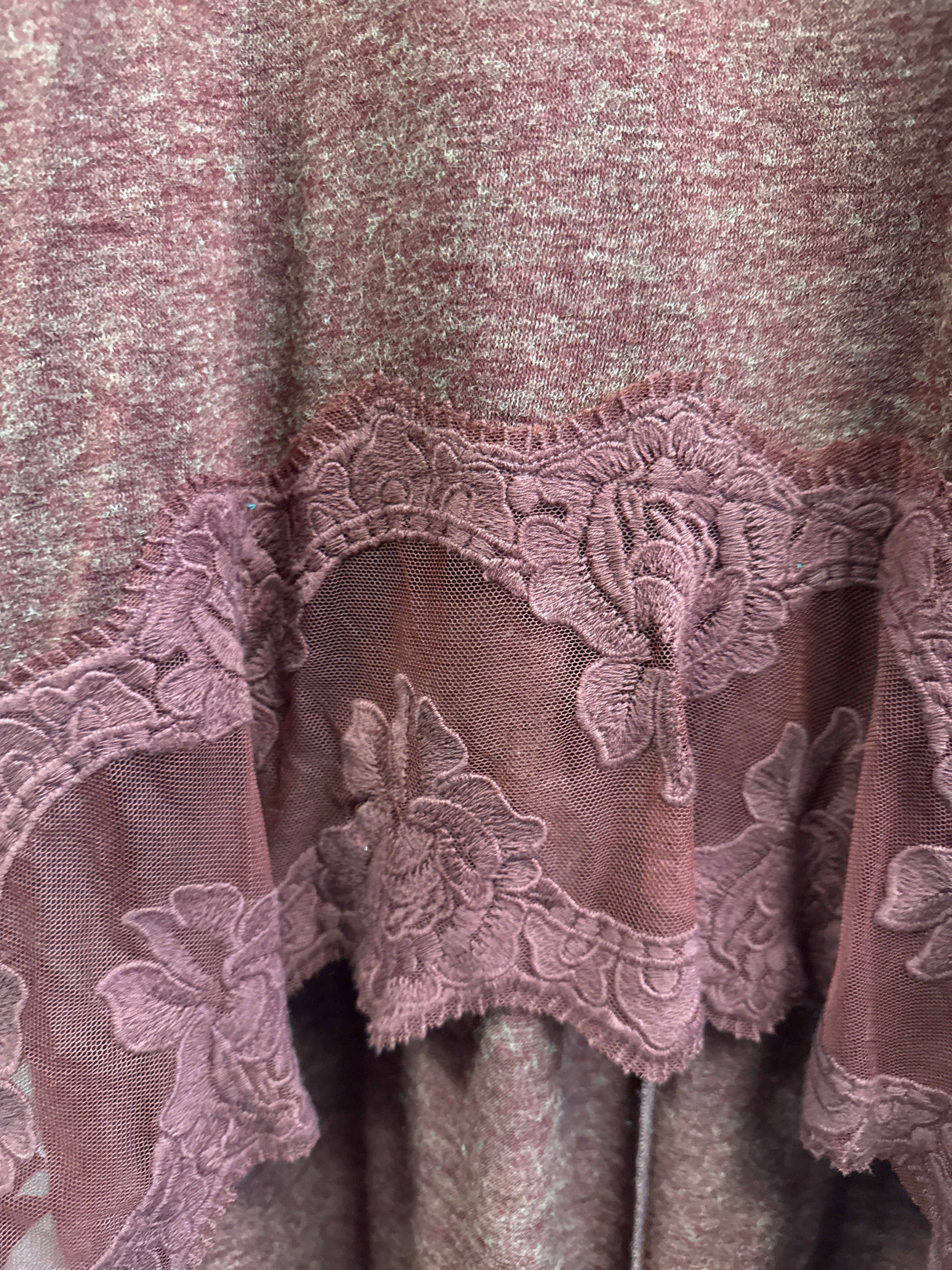 NWT Monoreno Knit High-Low Tunic