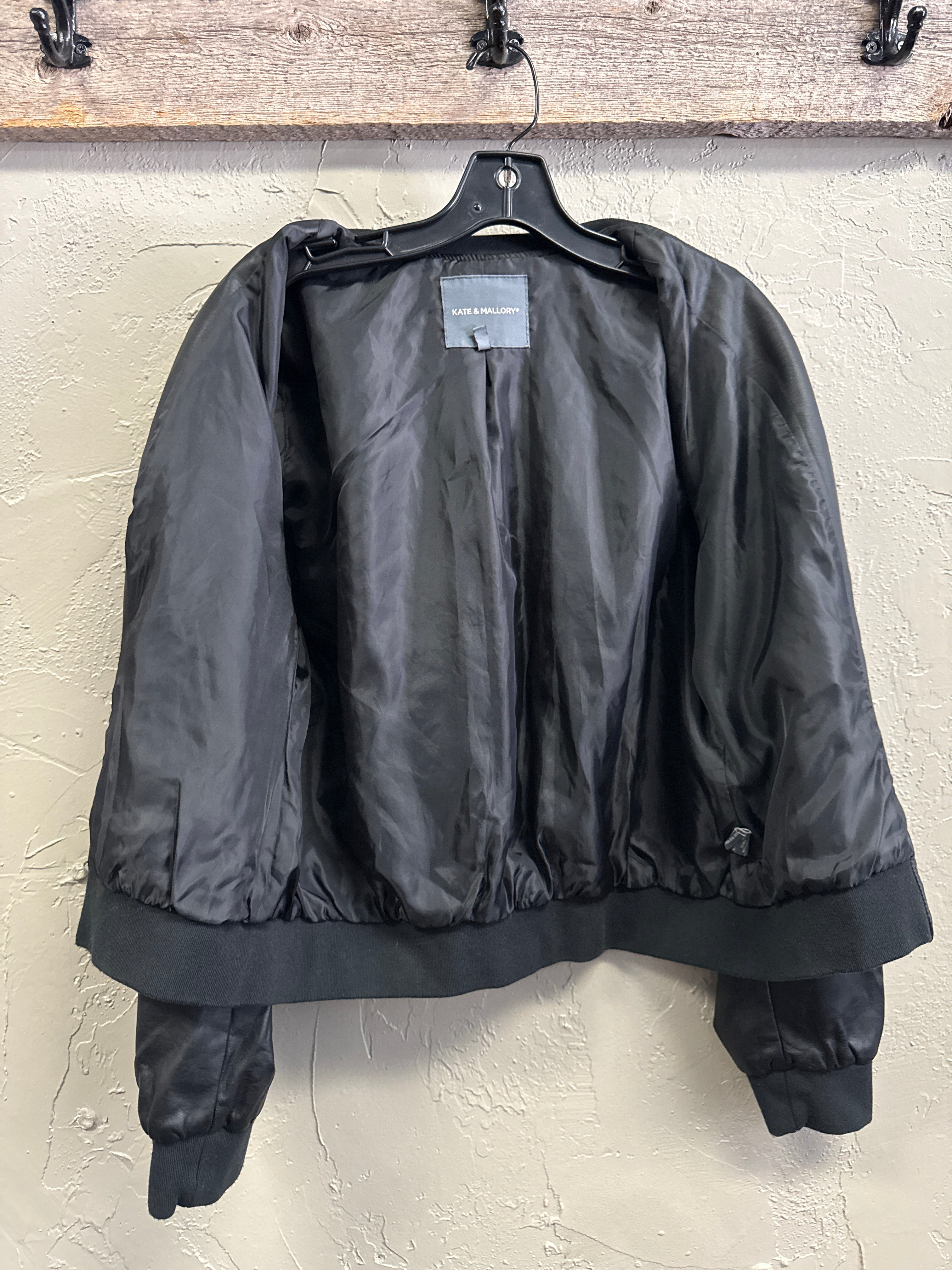 NWOT Kate & Mallory Faux Leather Bomber (org$85)