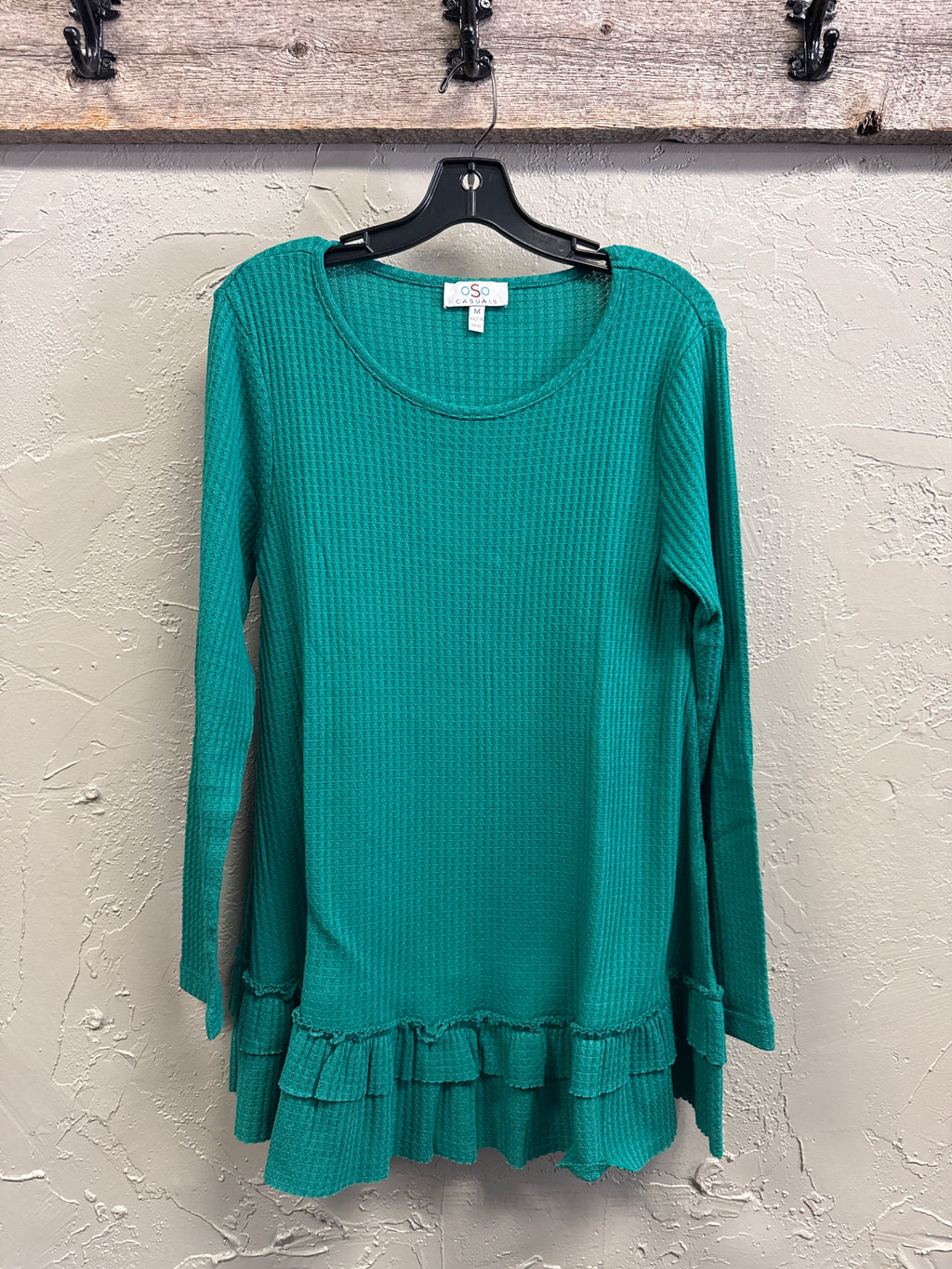 *NWOT oSo Ruffled Tunic (org$38)