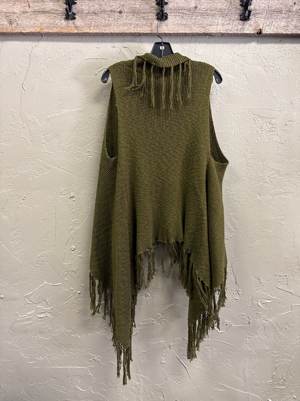 NWT Fever Fringe Cardi Vest (org$78)