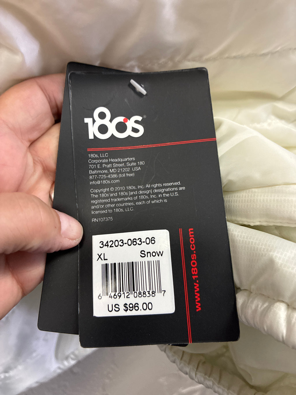 NWT 180s Quantum Dry Puffer (org$96)