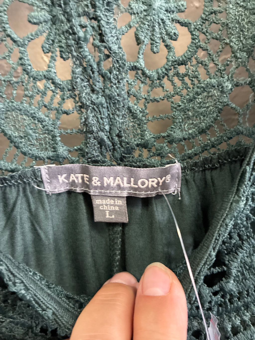 NWOT Kate & Mallory Crochet Lace Top