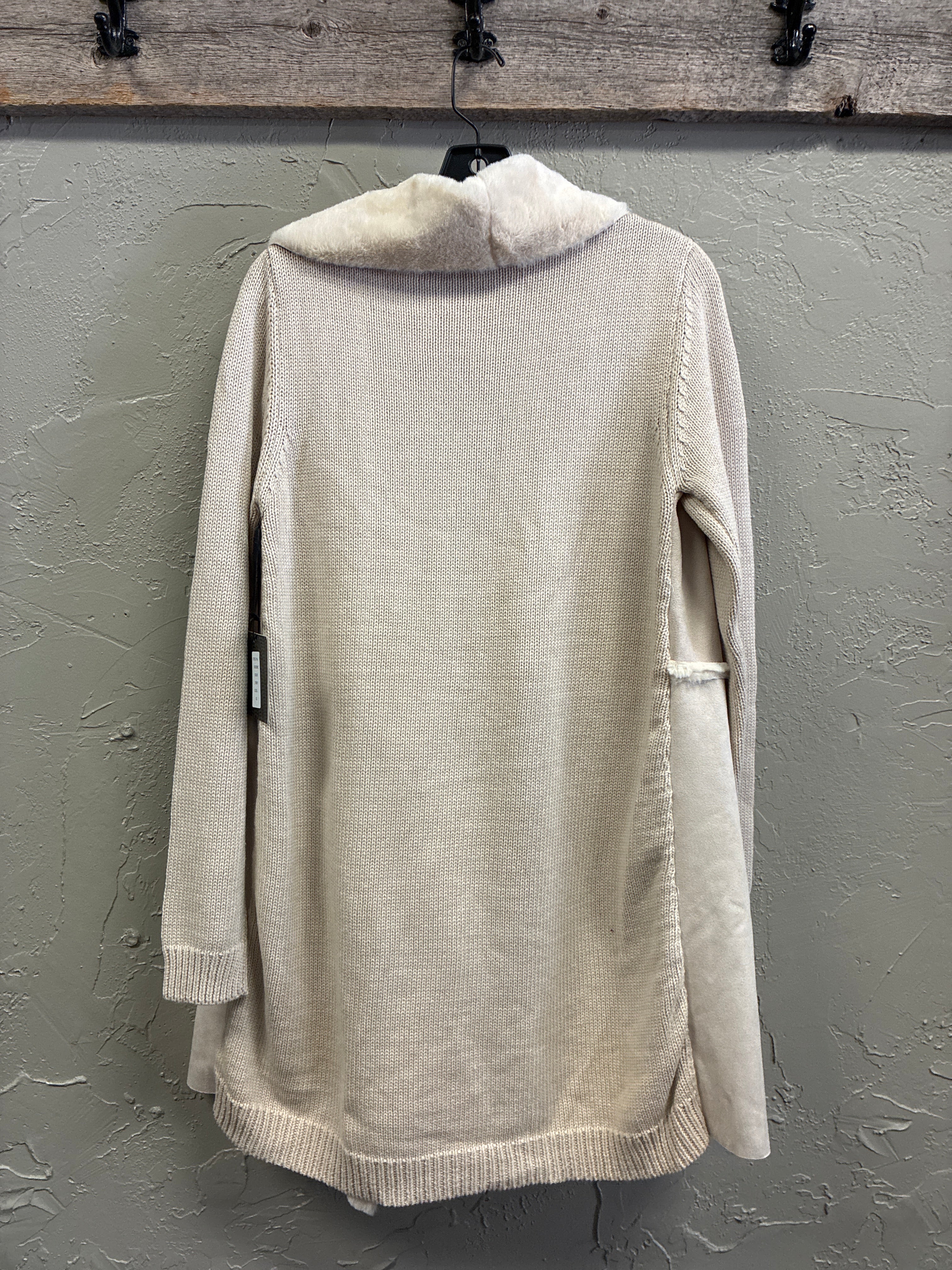 NWOT Cliche Faux Suede Open Cardi Coat