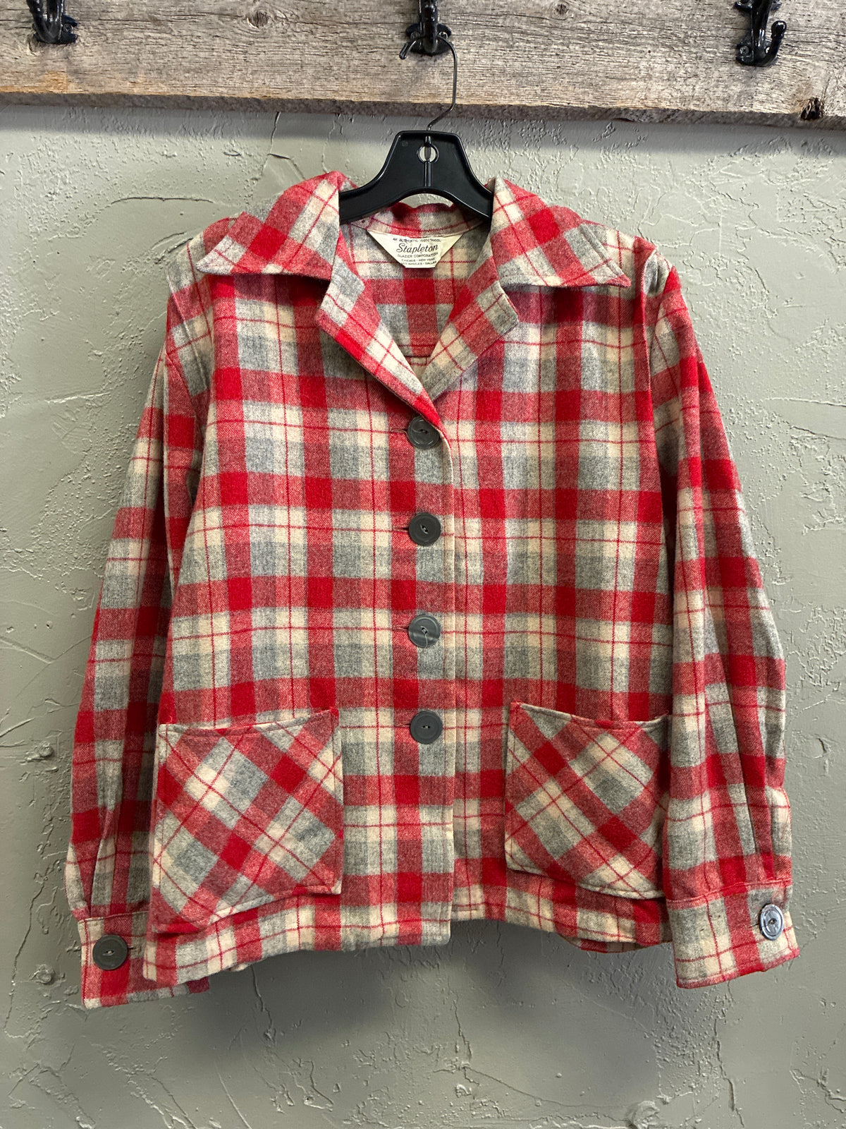 Vtg 50s Stapleton Wool 49er Shirt Jacket *RARE*