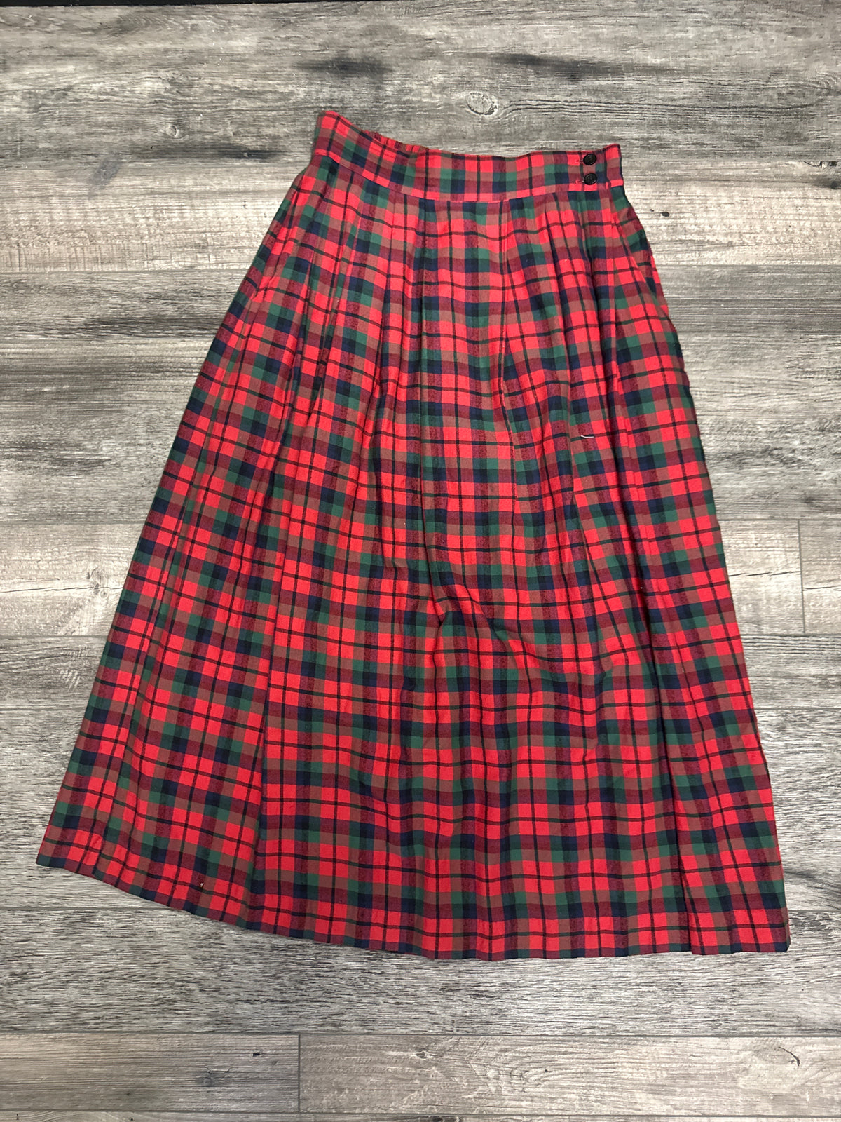 Vtg BellePointe Plaid Skirt