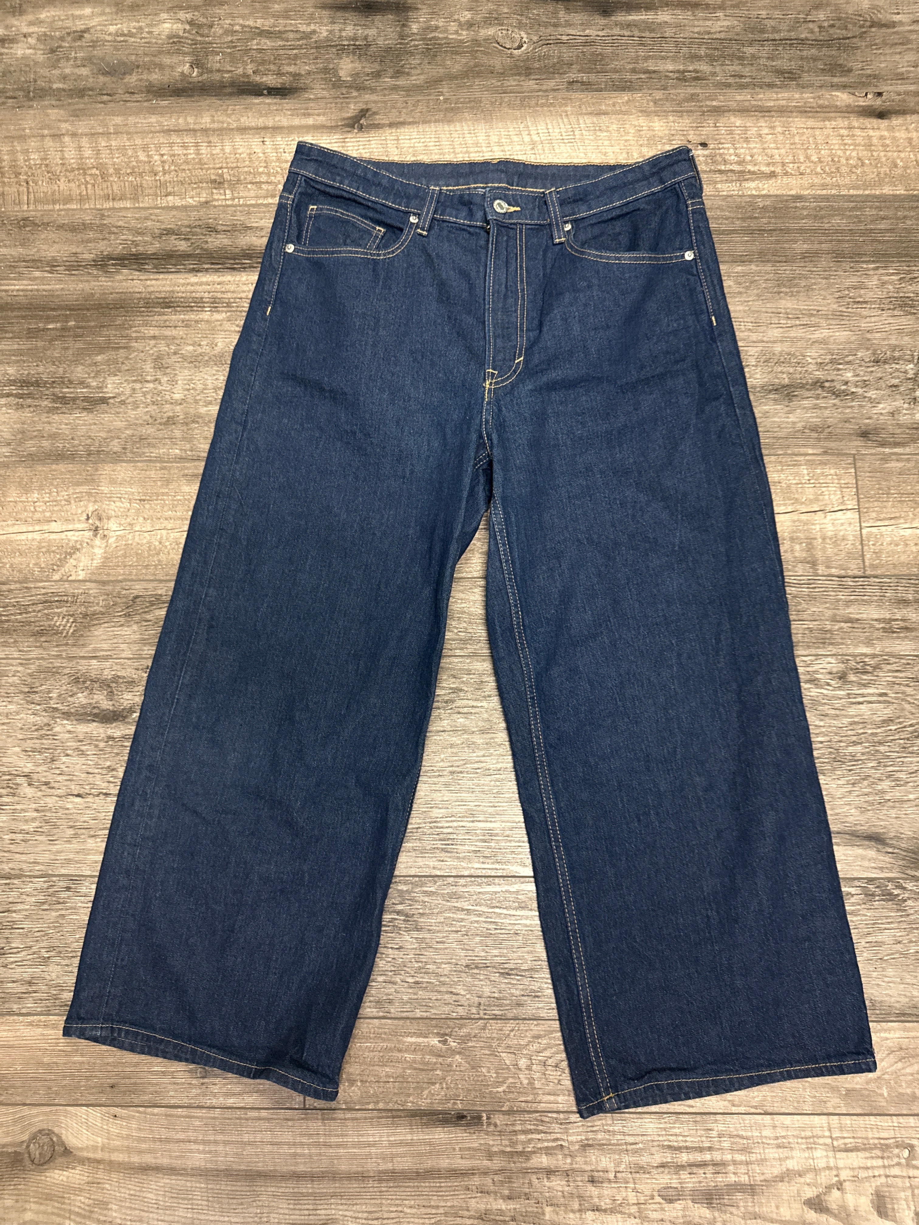 &Denim Wide-Leg Jean