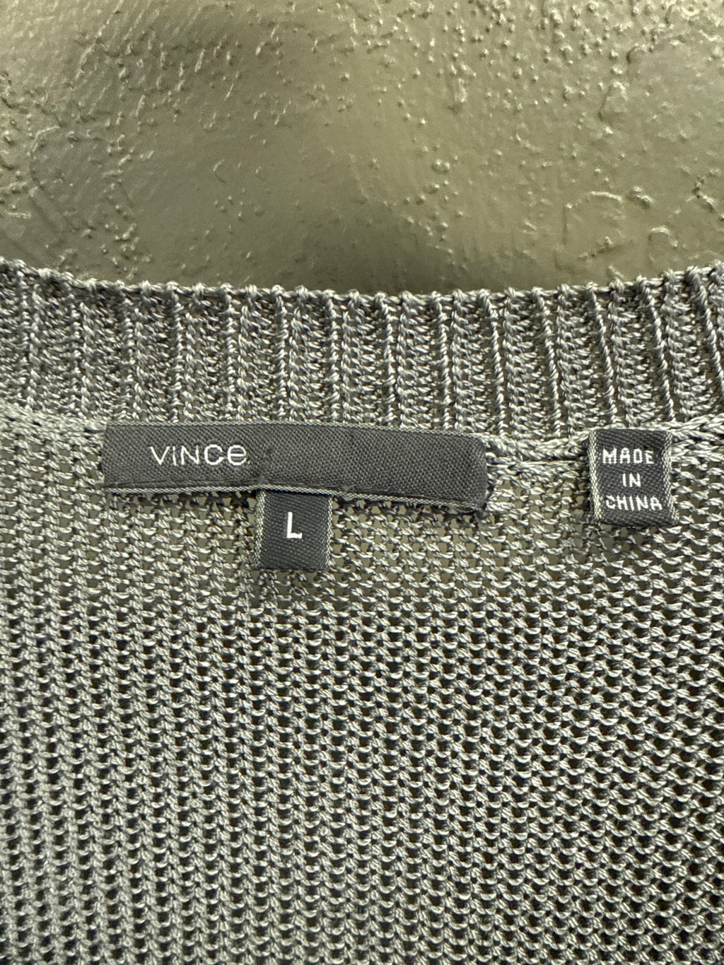 VINCE Metallic Slouchy Pullover (org$325)