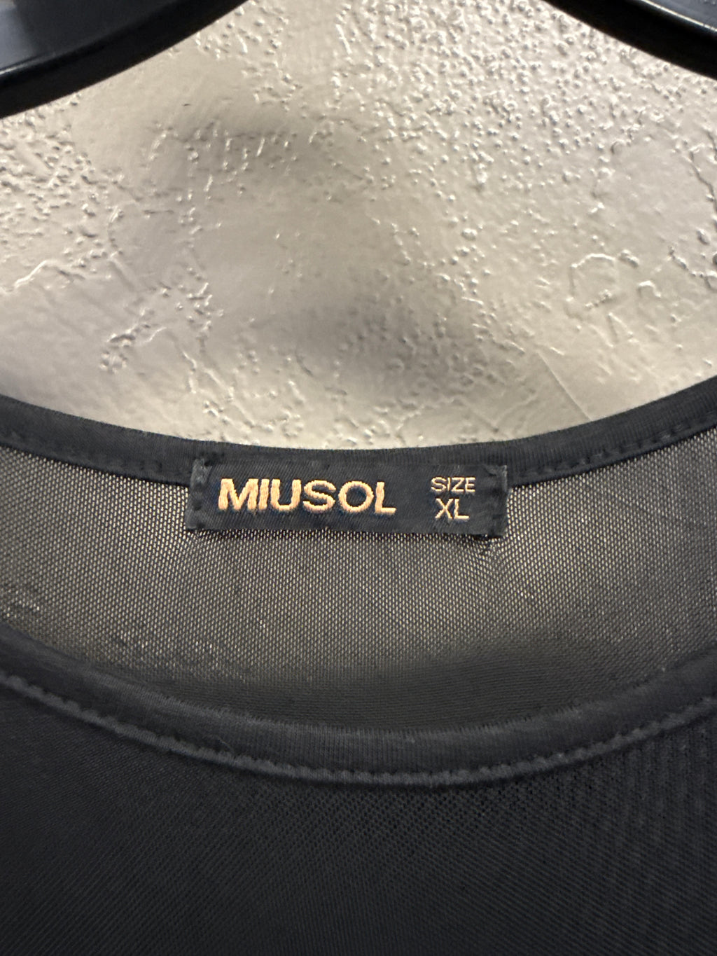 Miusol Lace Mesh-Back Gown