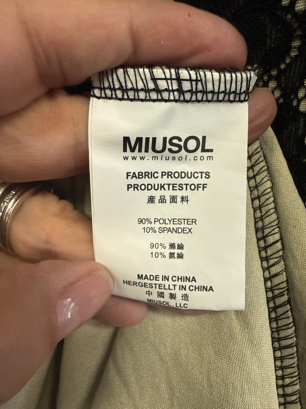 Miusol Lace Mesh-Back Gown