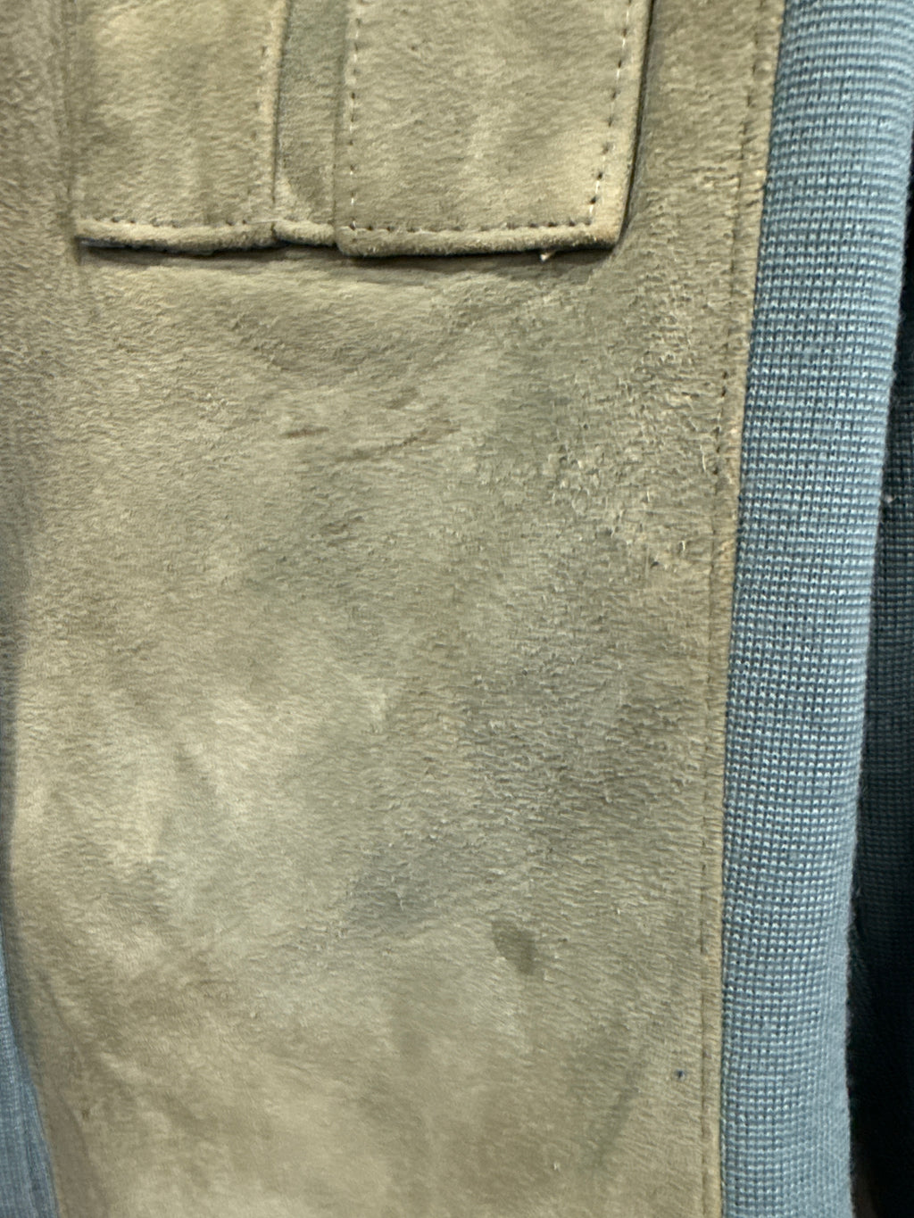 Vtg 70s Pennys Suede & Wool Safari Jacket