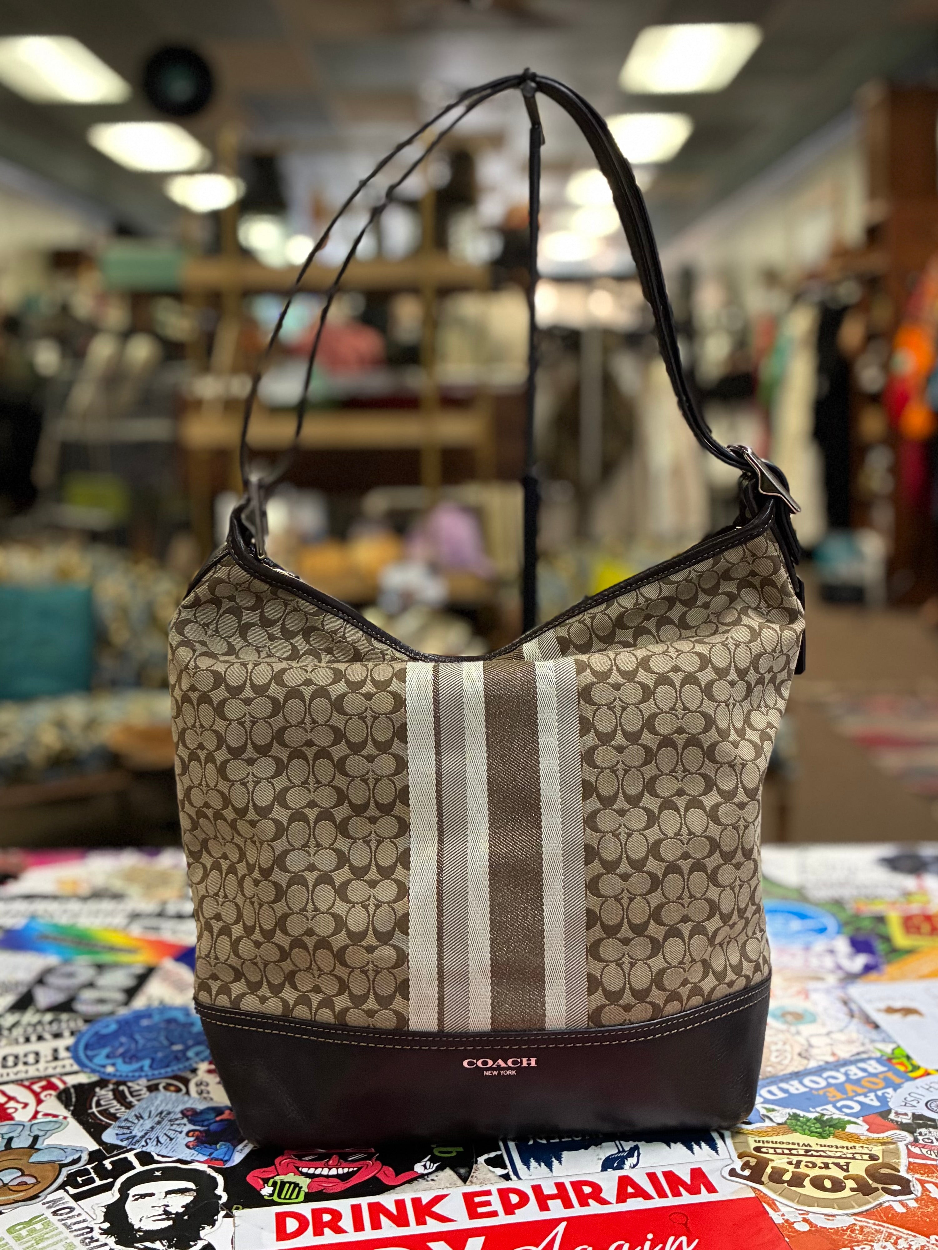 Coach Legacy Signature Stripe Duffle (org$298)