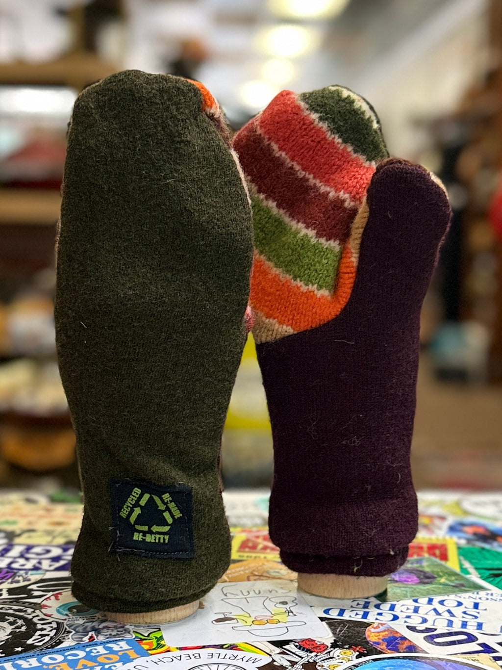 Reclaimed Wool Mittens