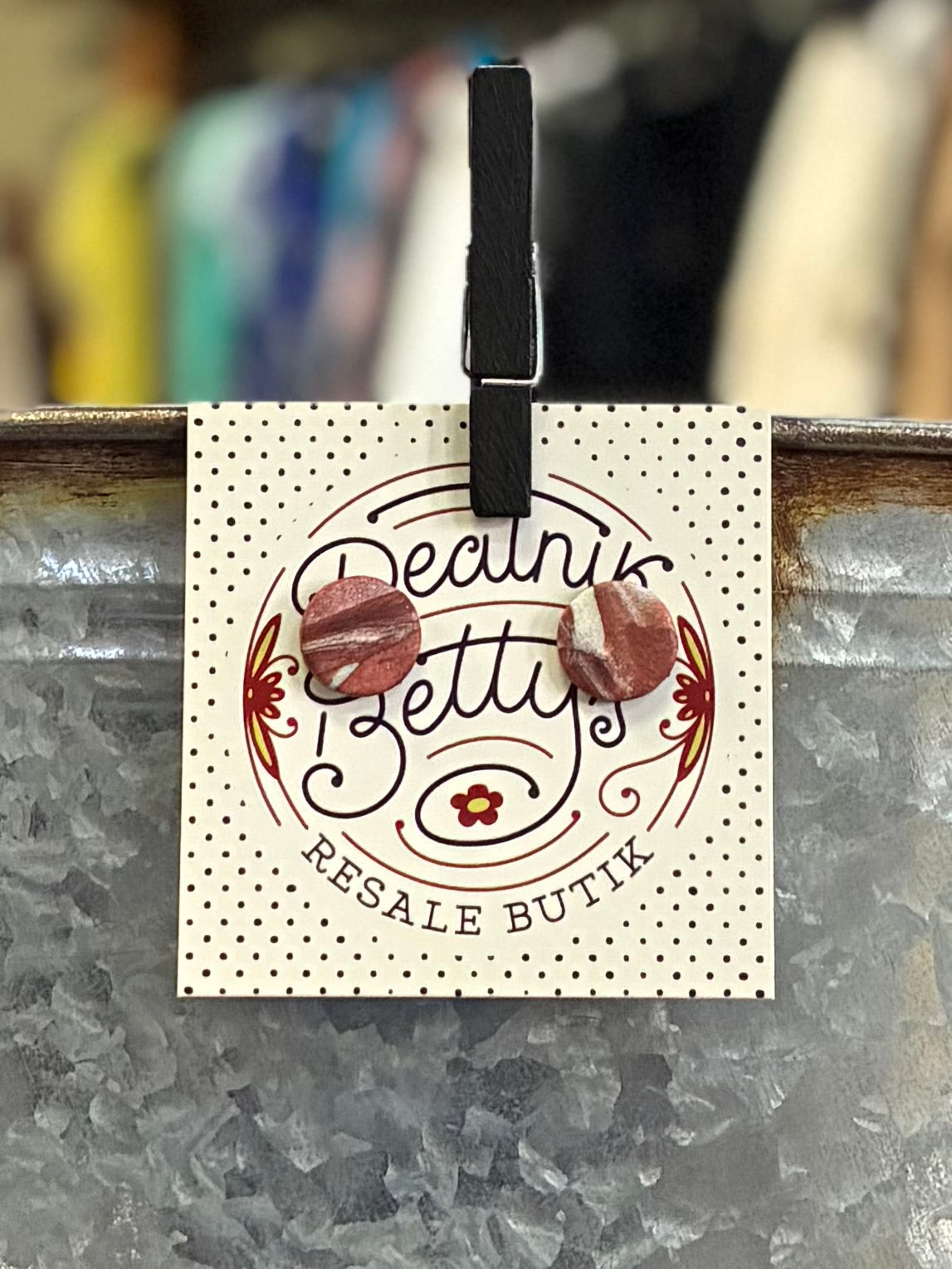 Polymer Clay Stud Earrings