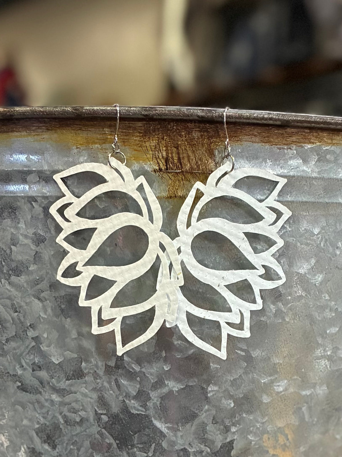 Reclaimed Vinyl Earrings