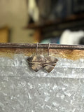 Silver Layered Fan Earrings
