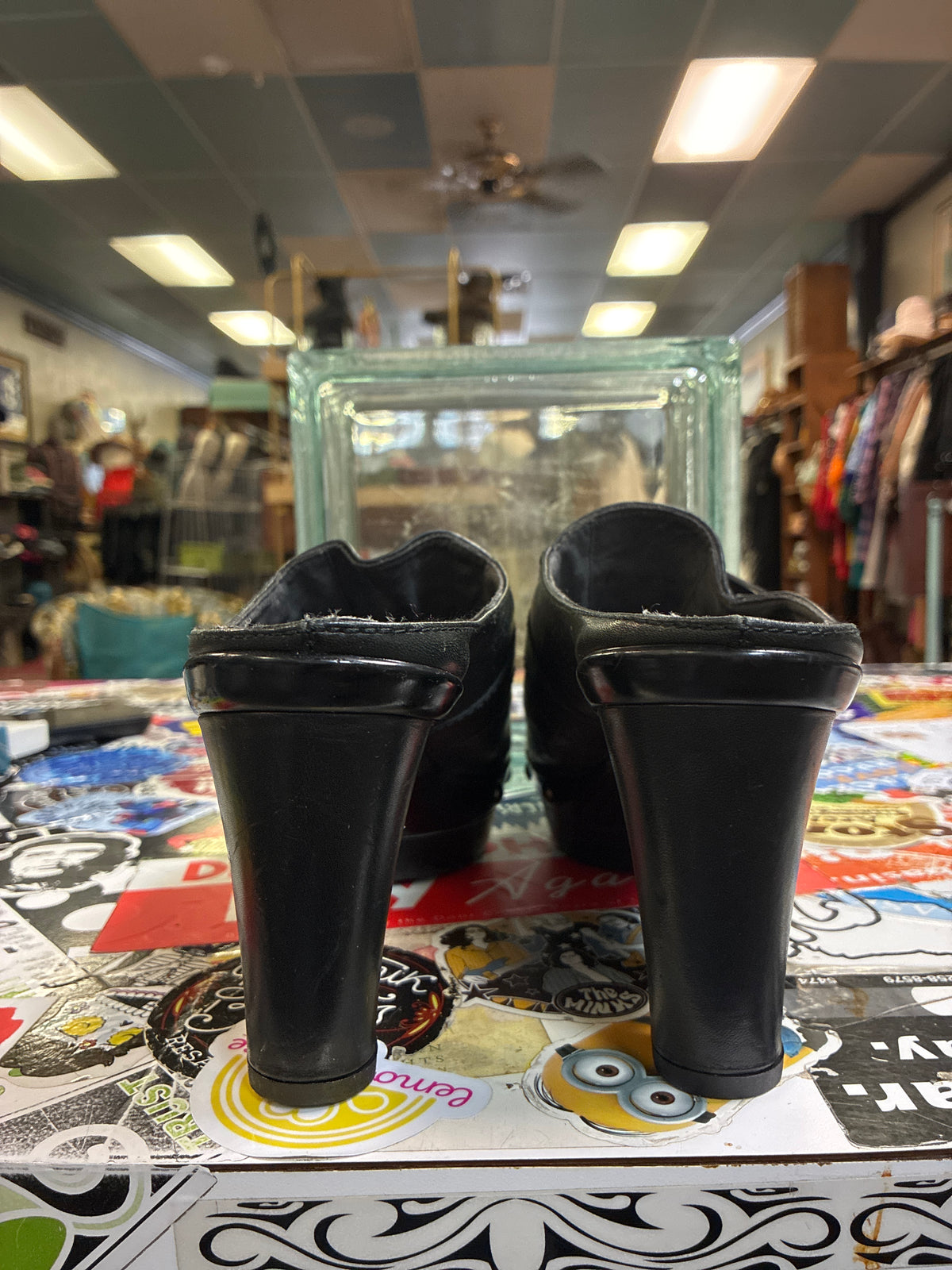 Vtg Stuart Weitzman Y2K Platform Mule