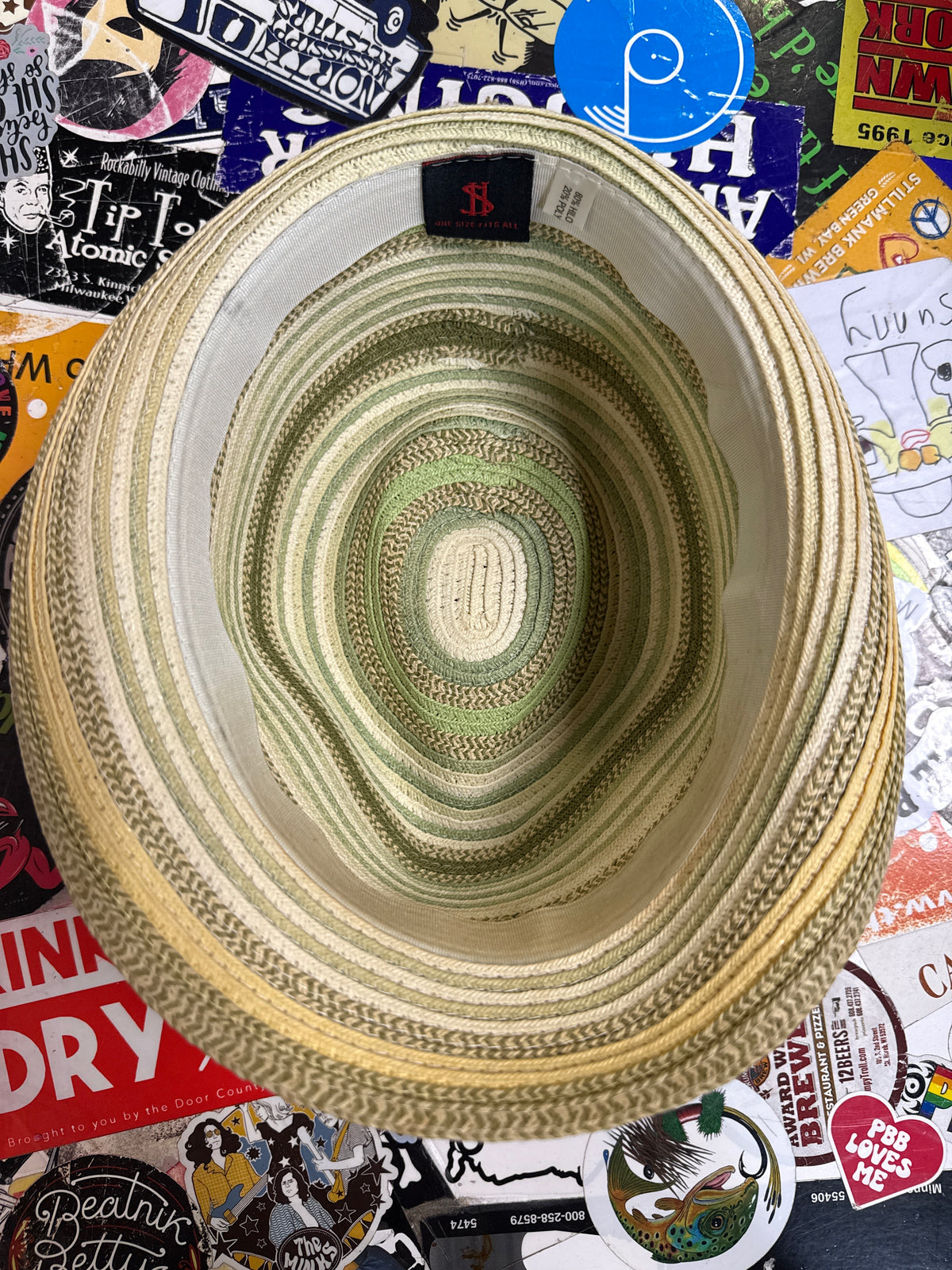 San Diego Hat Co Striped Fedora