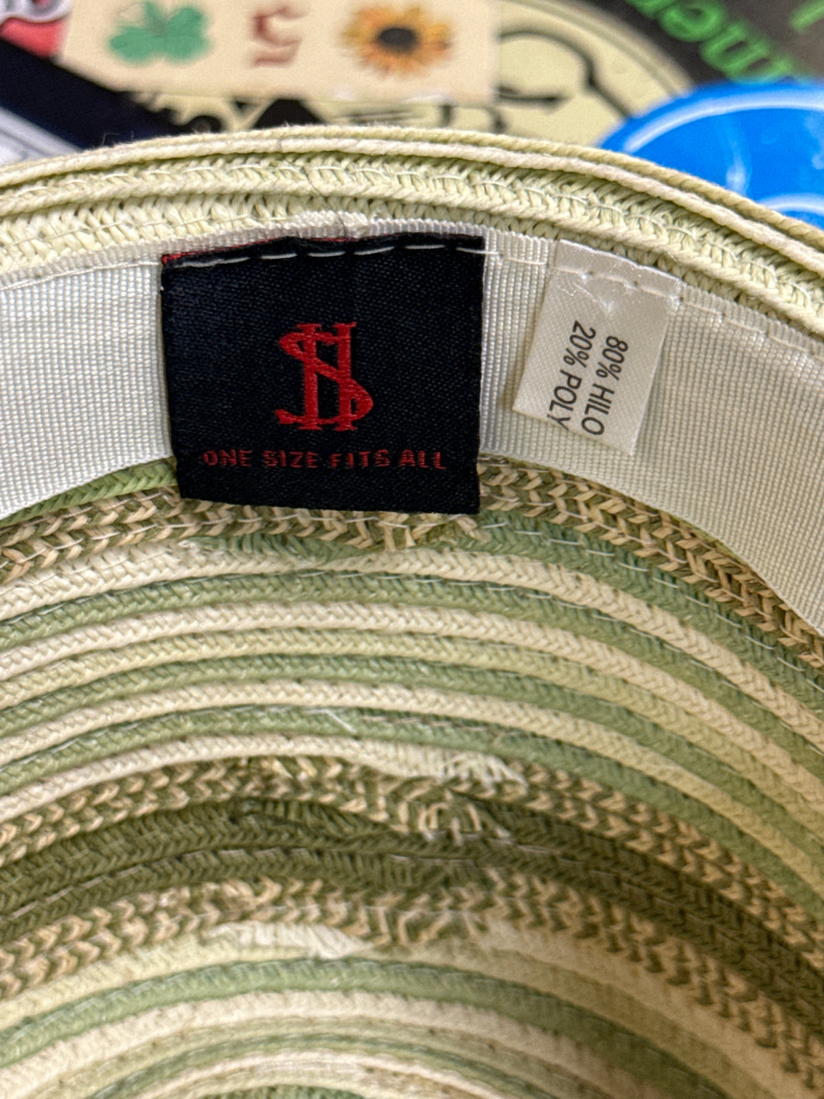 San Diego Hat Co Striped Fedora