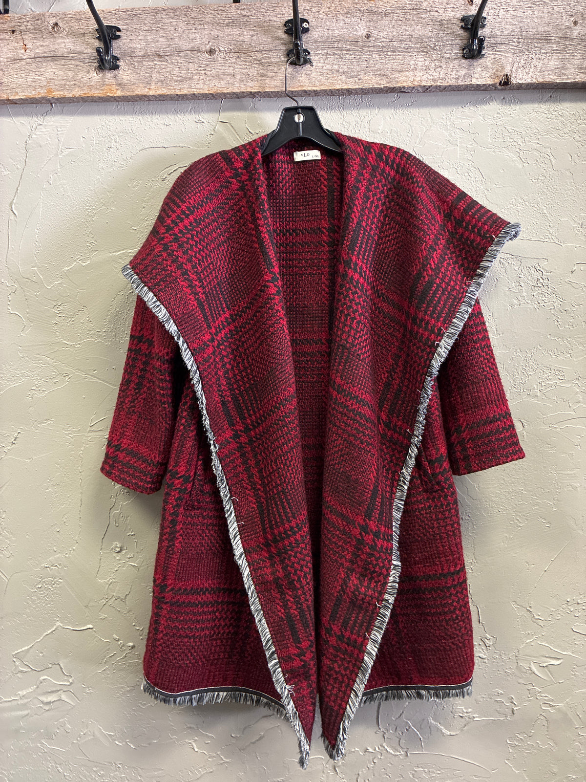 VLD Open-Front Wrap Coat