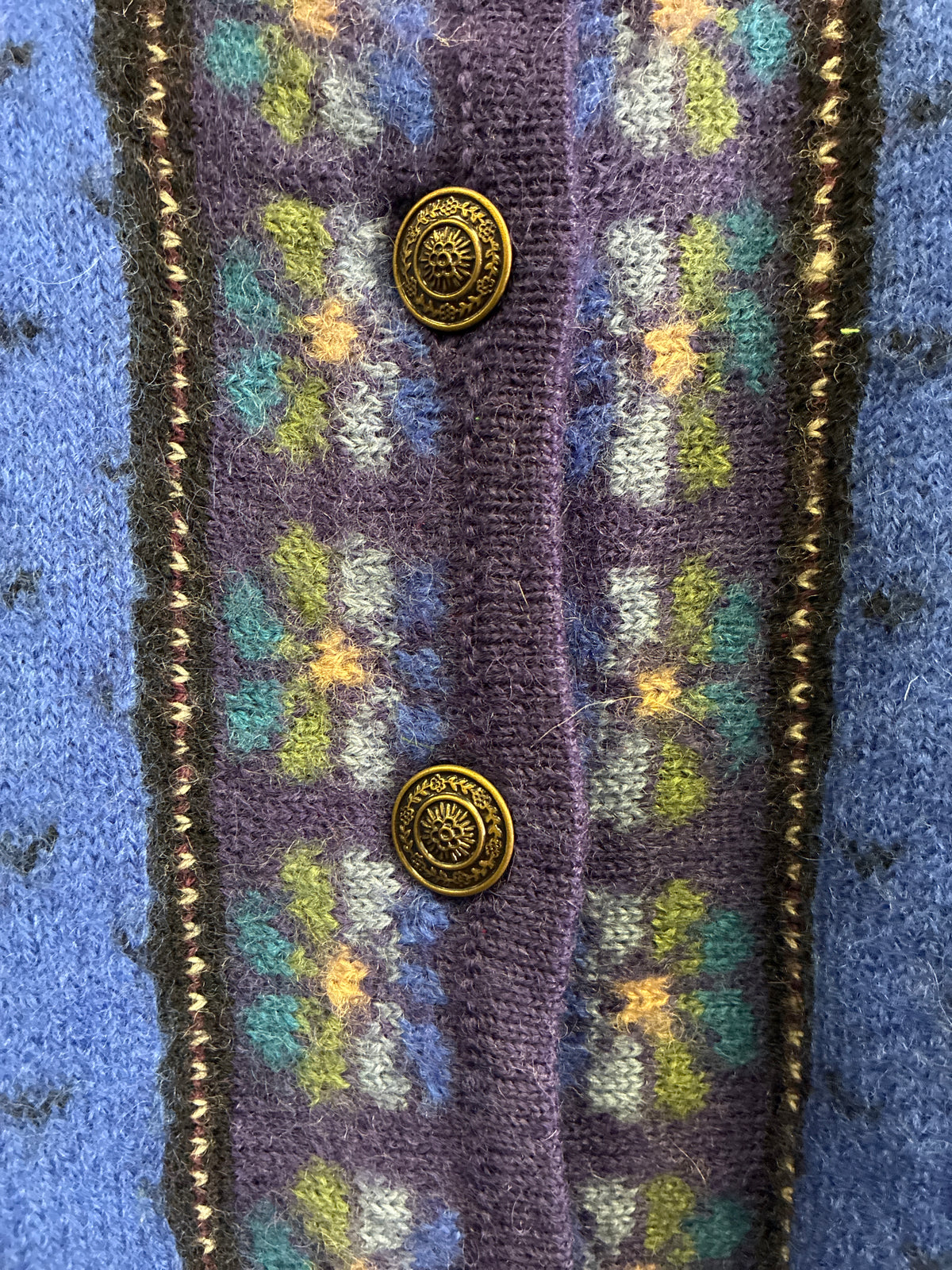 Vtg Tally-Ho Nordic Cardigan
